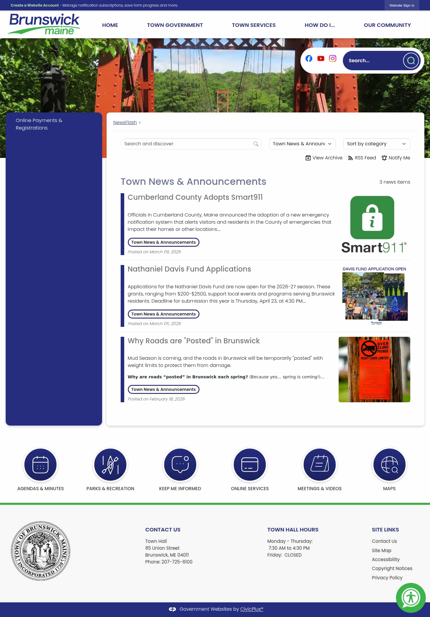 Latest website image capture