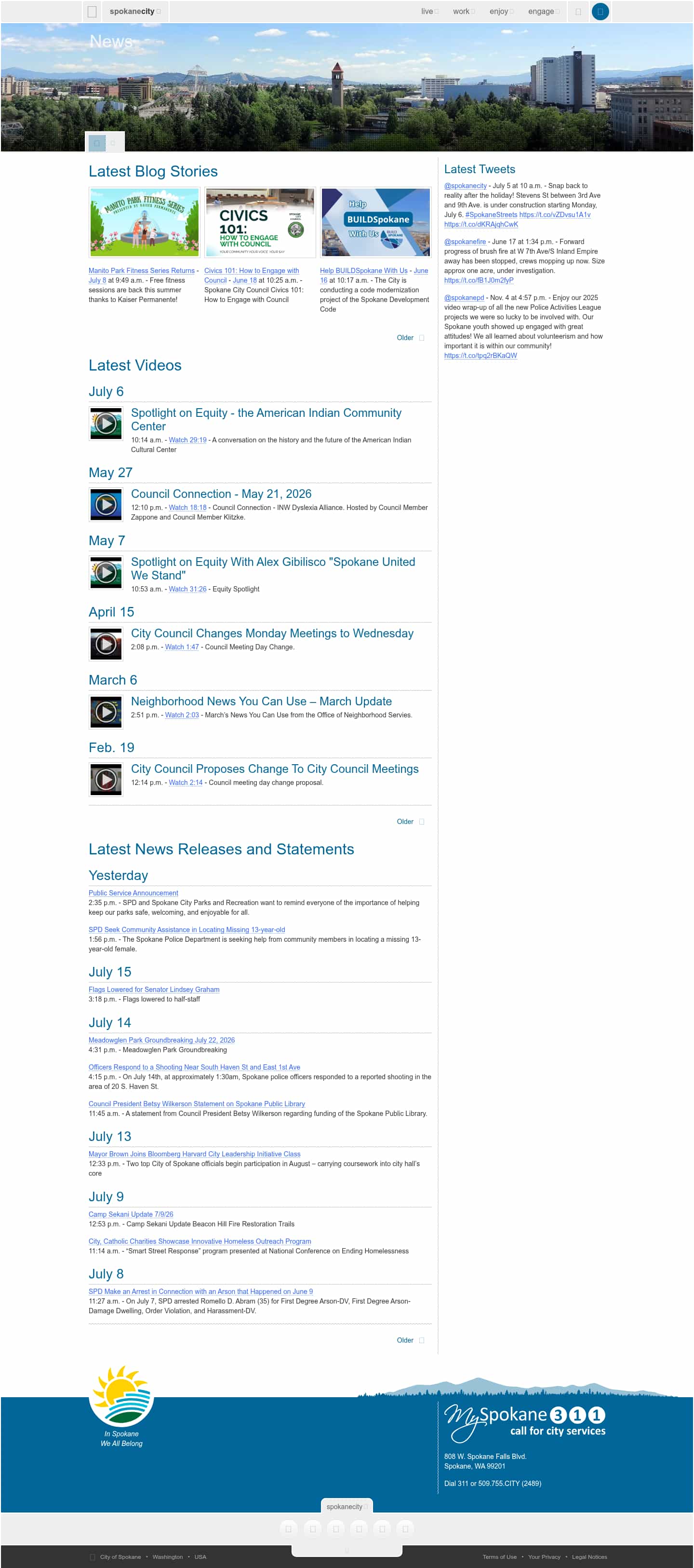 Latest website image capture