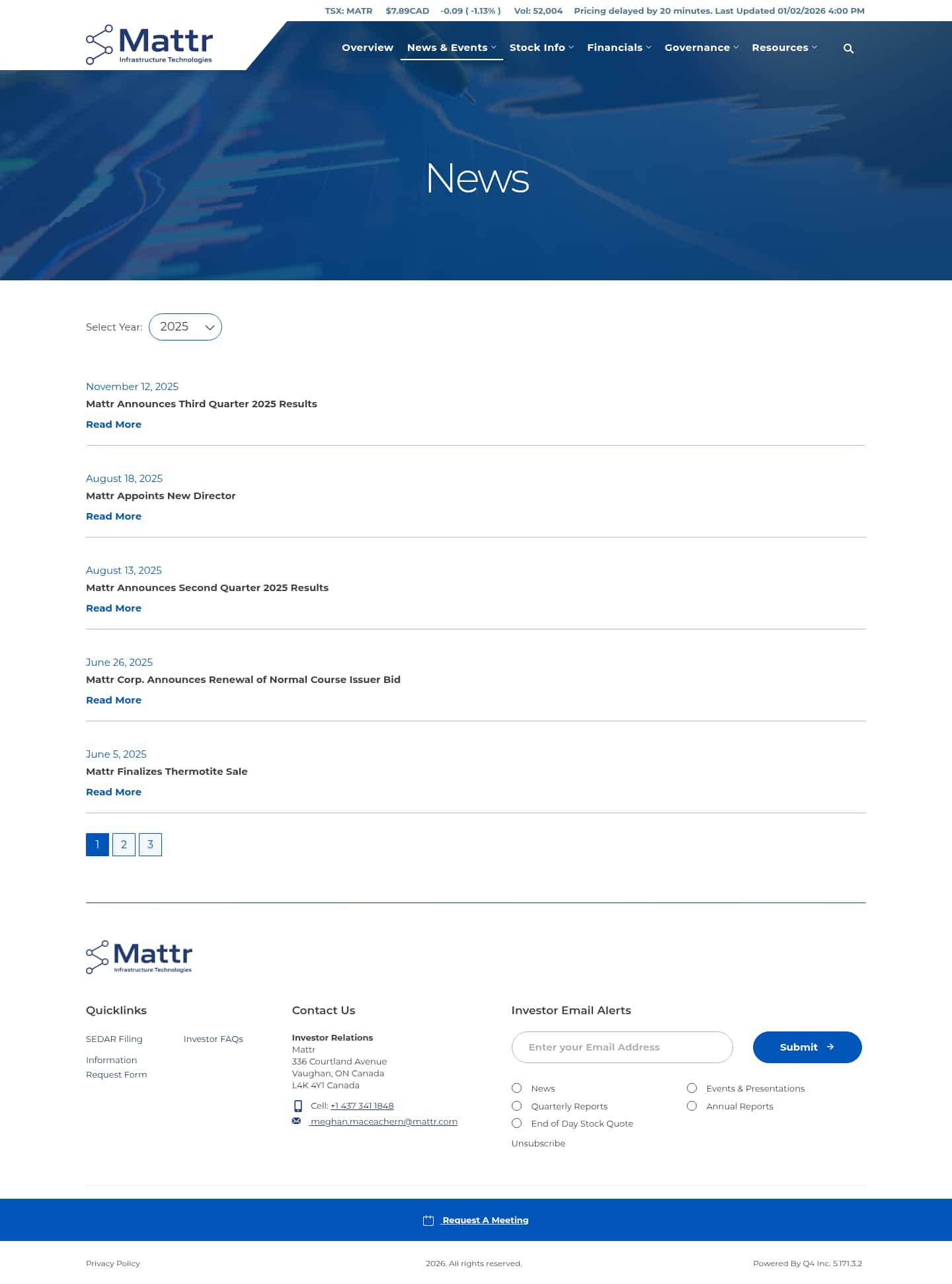 Latest website image capture