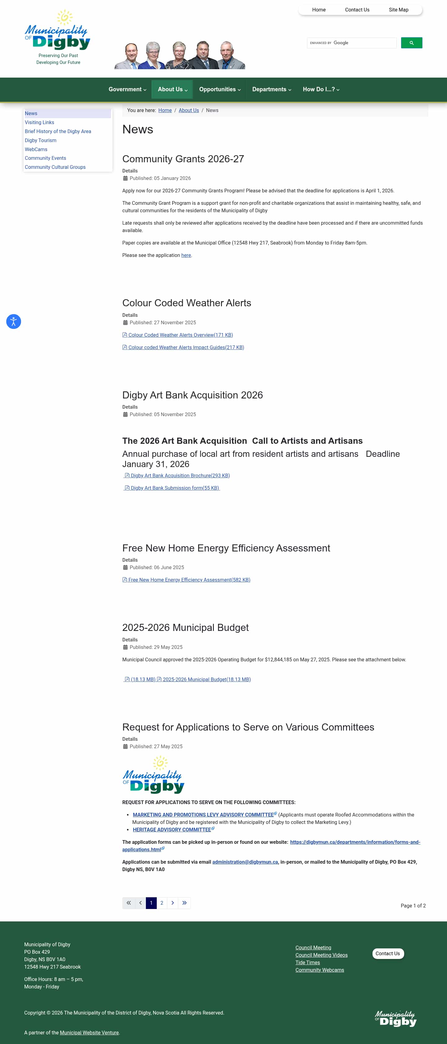 Latest website image capture