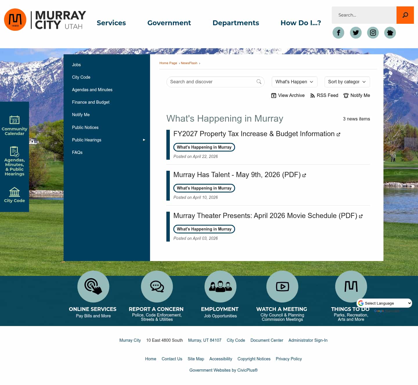 Latest website image capture