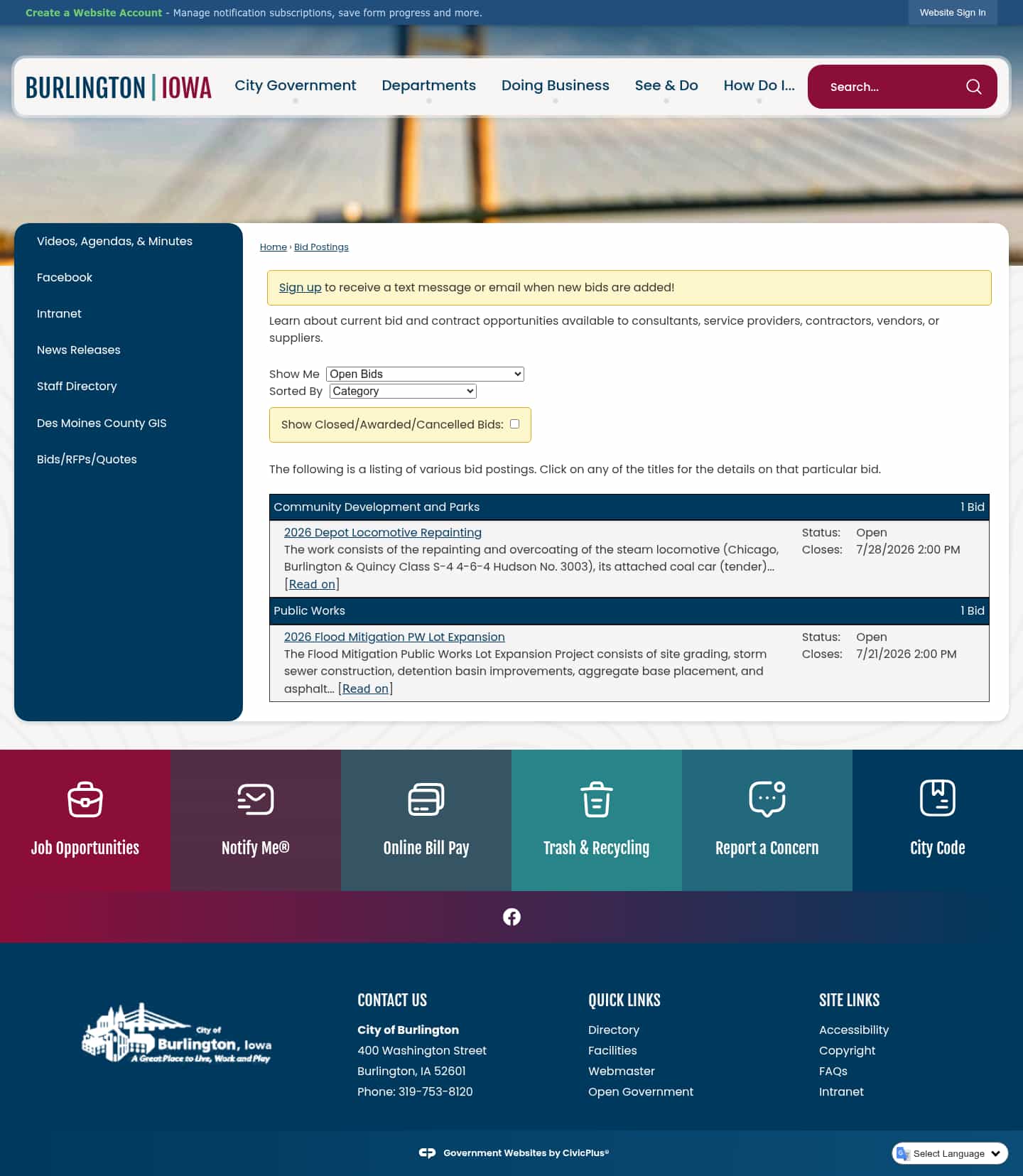 Latest website image capture