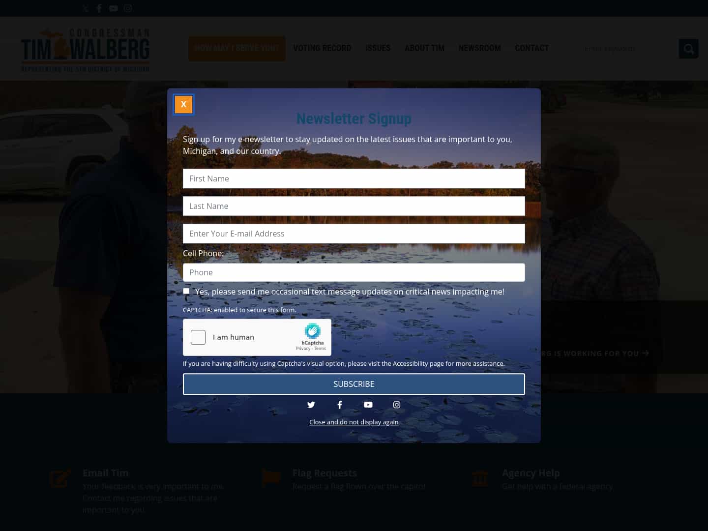 Latest website image capture
