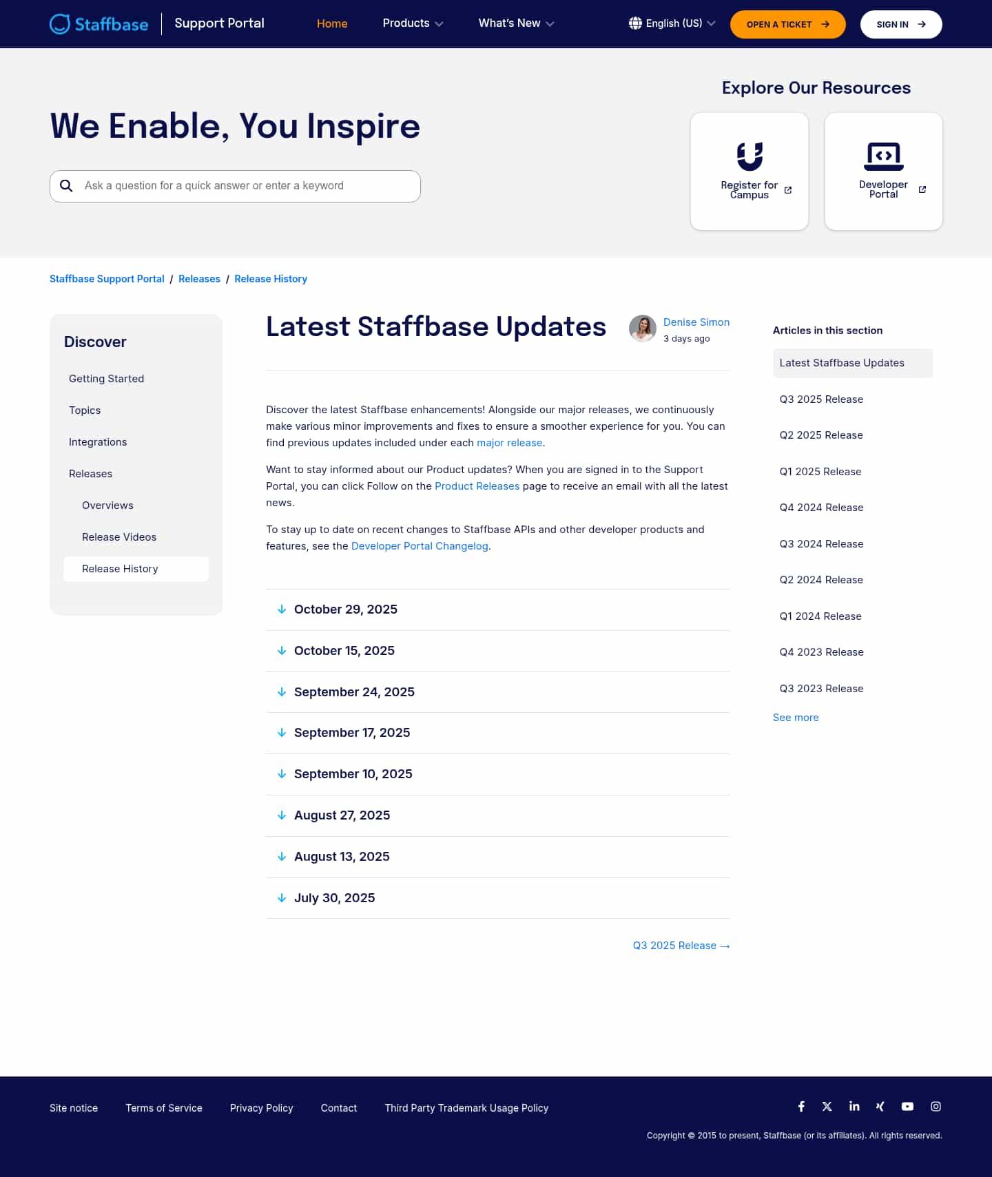 Latest website image capture