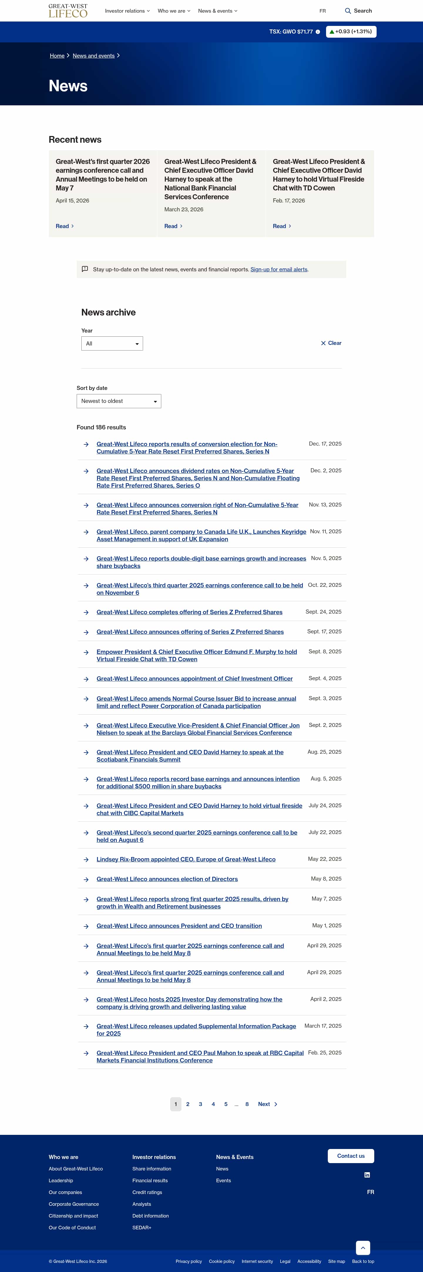 Latest website image capture