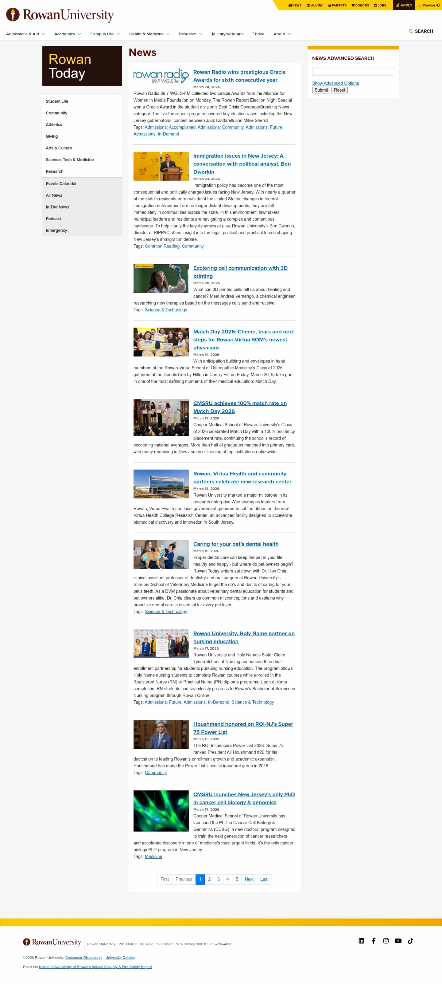 Latest website image capture