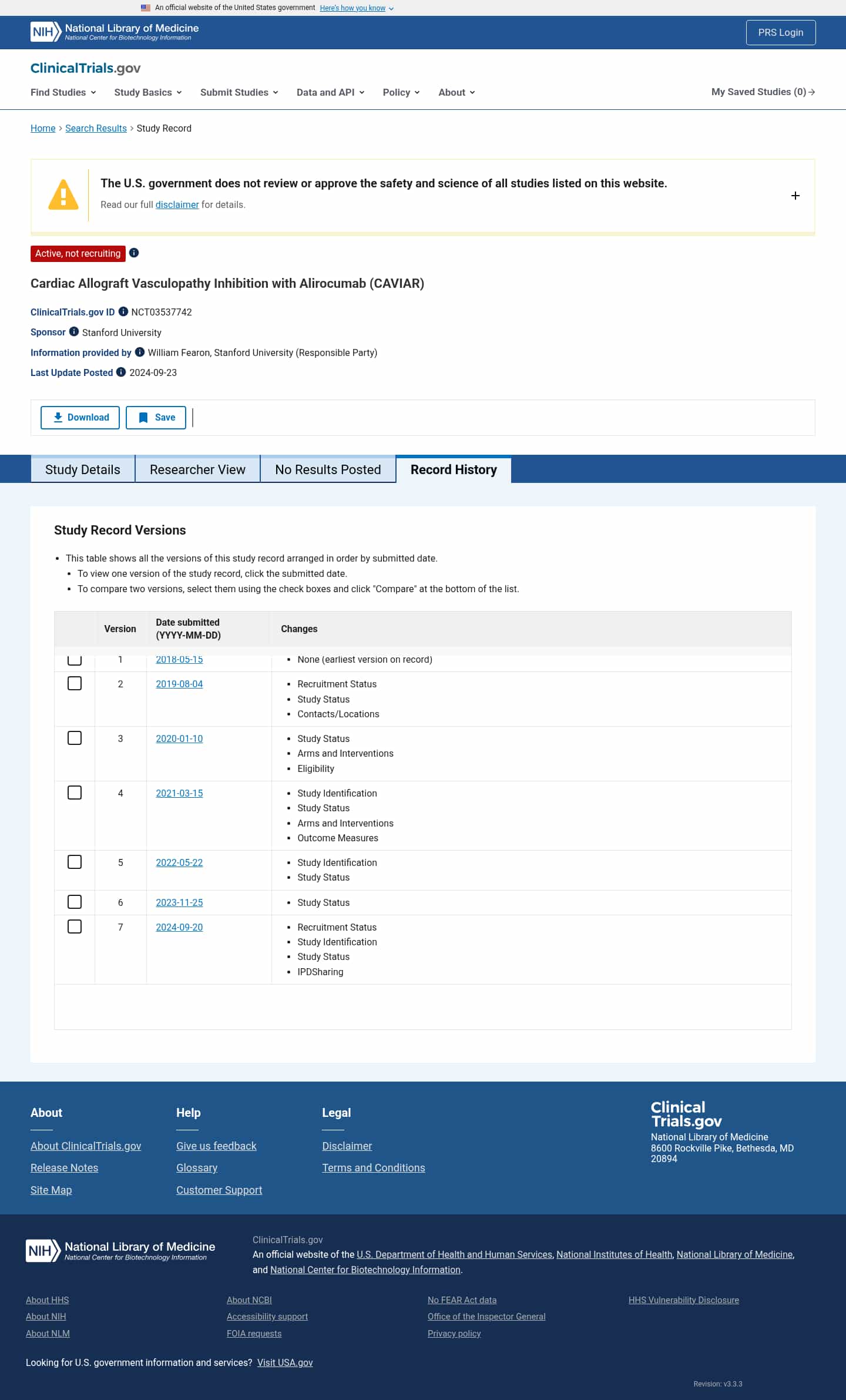 Latest website image capture