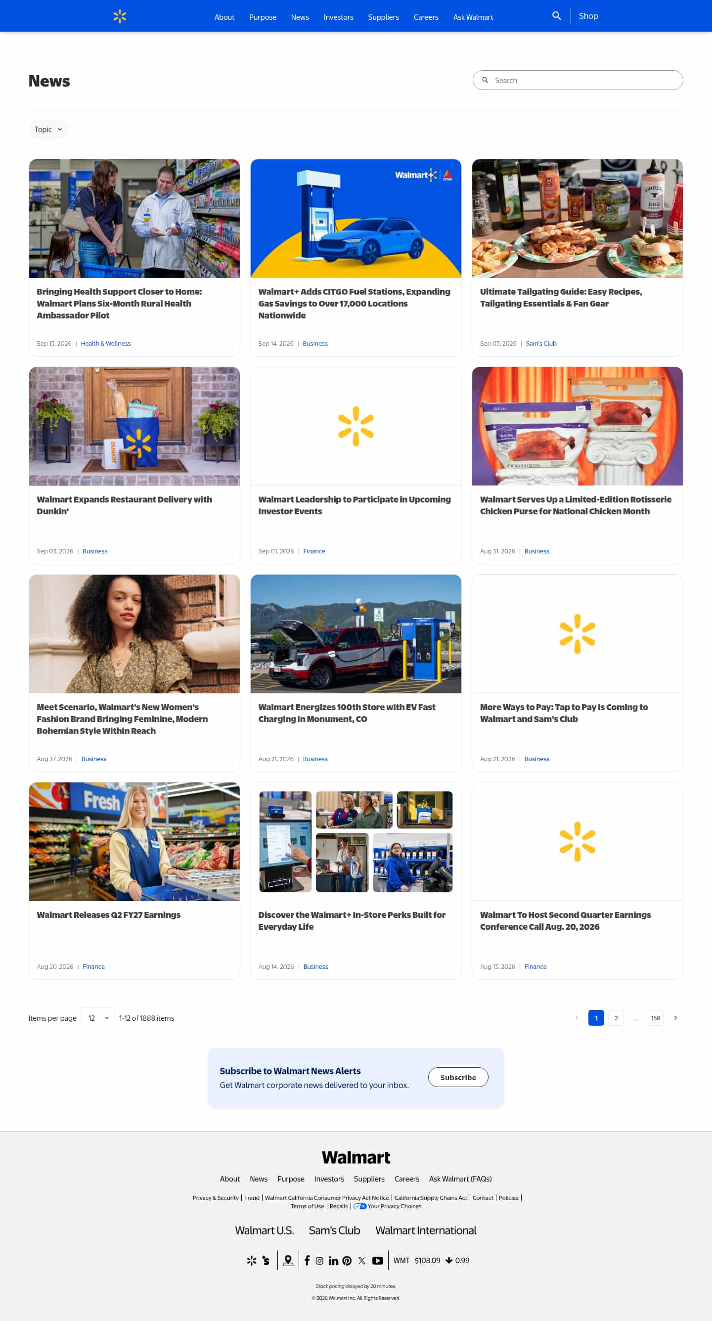Latest website image capture