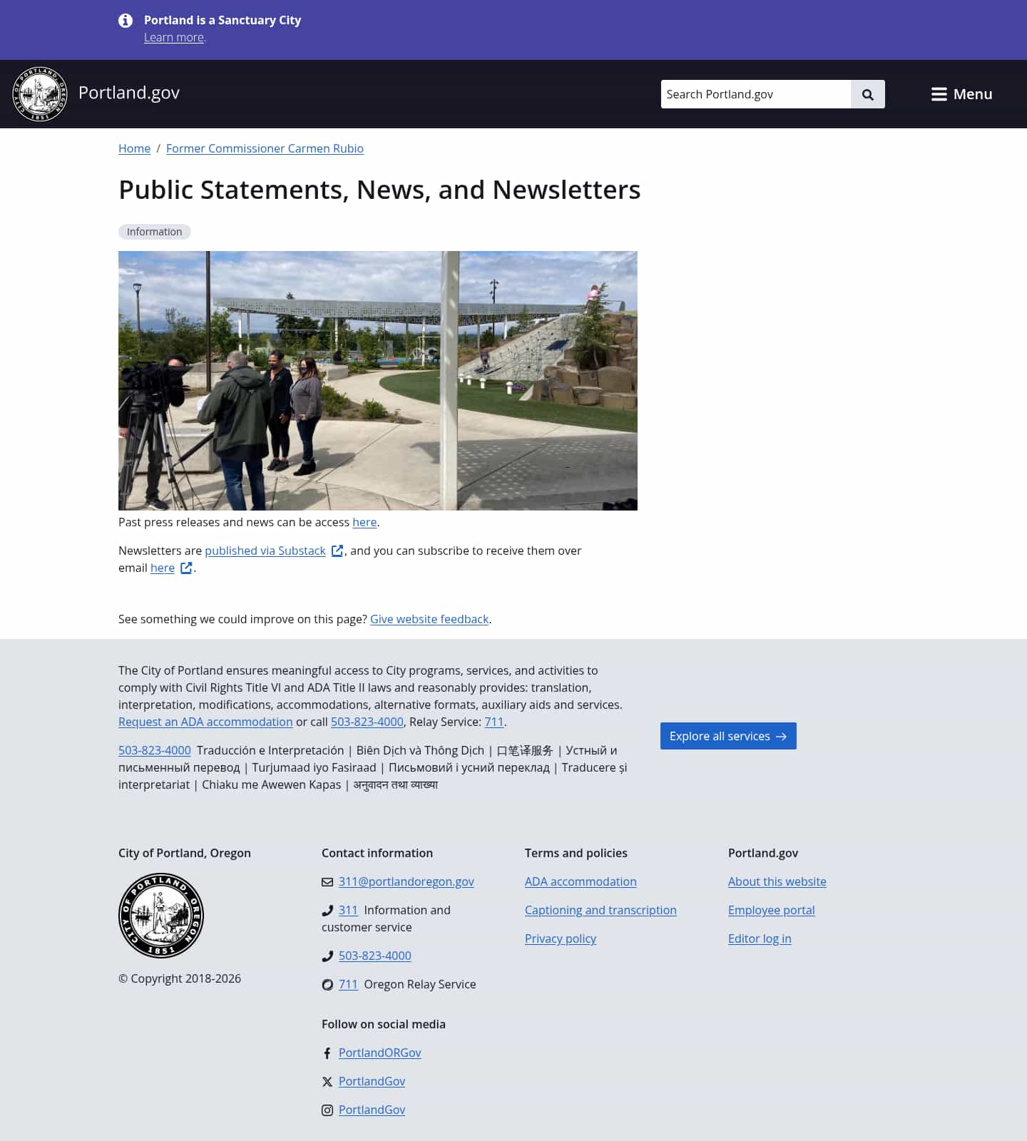 Latest website image capture