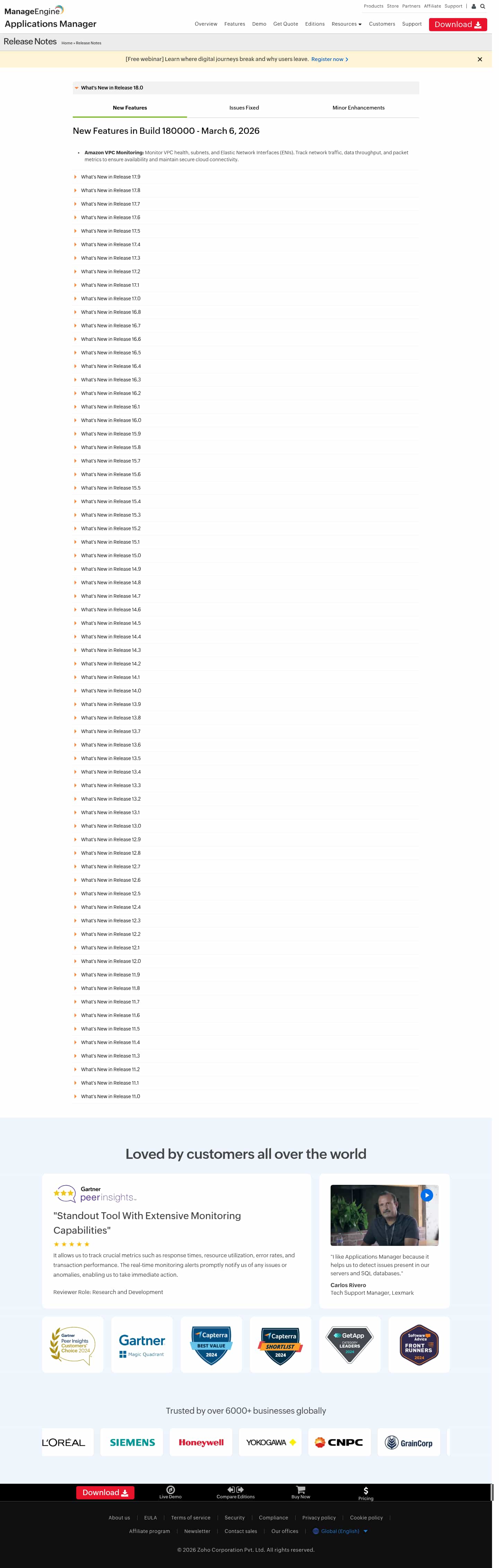 Latest website image capture