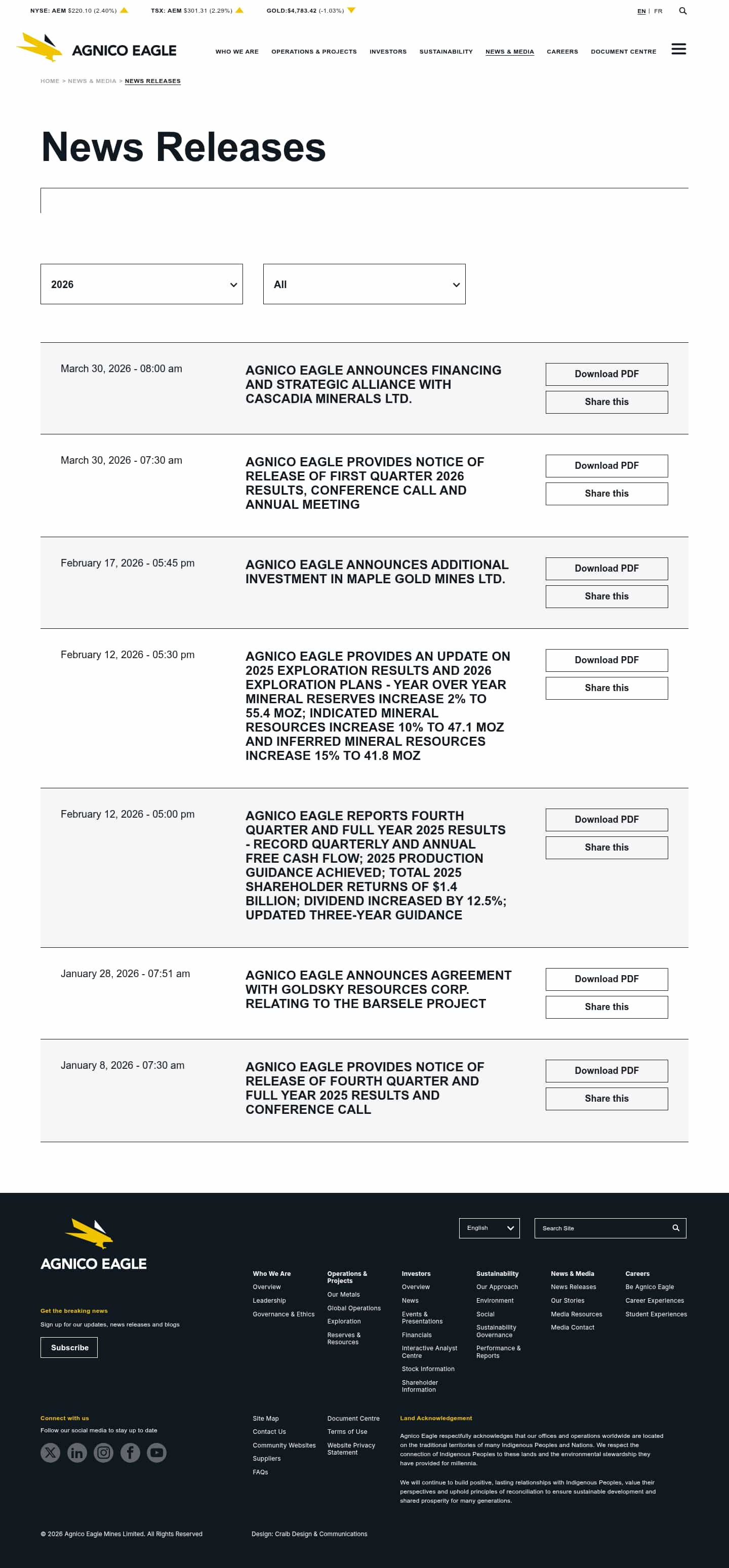 Latest website image capture