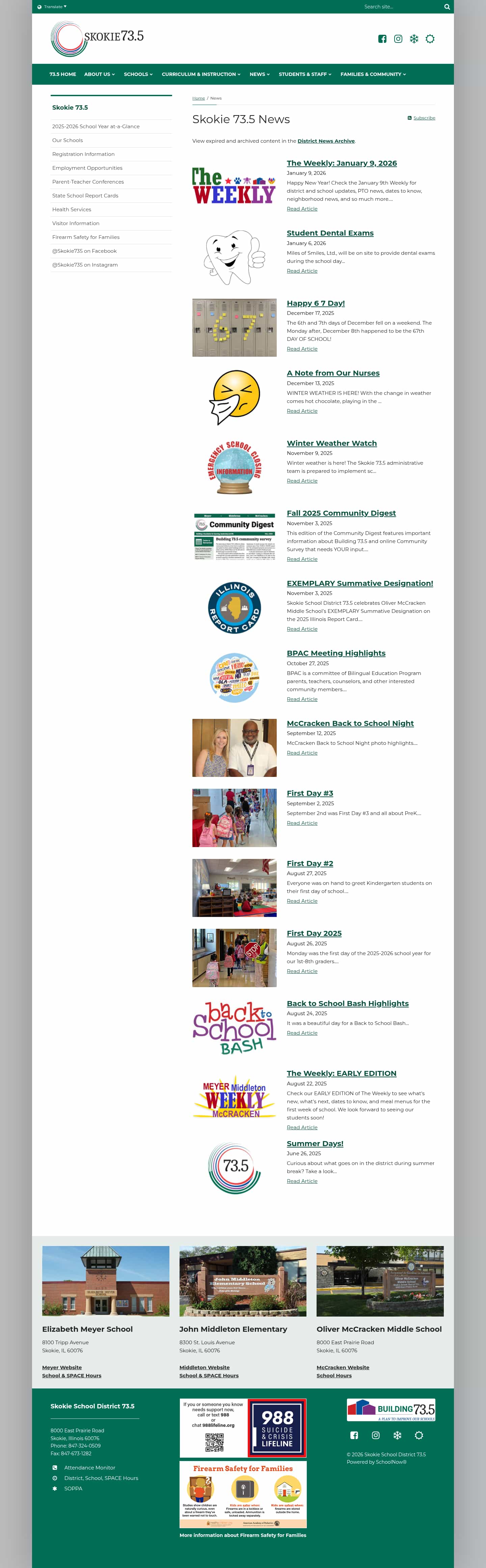 Latest website image capture