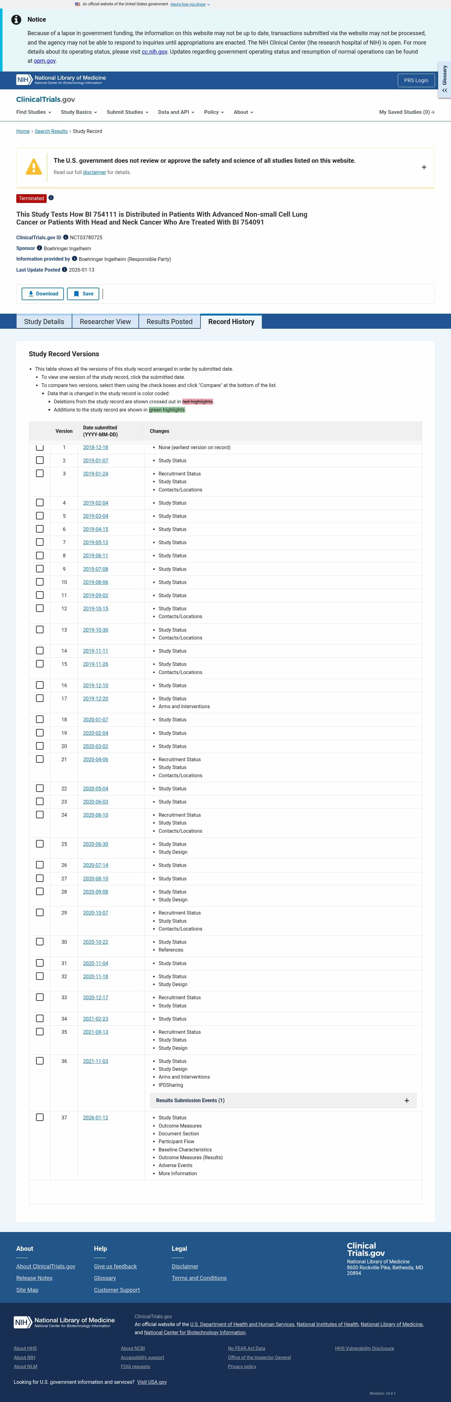 Latest website image capture