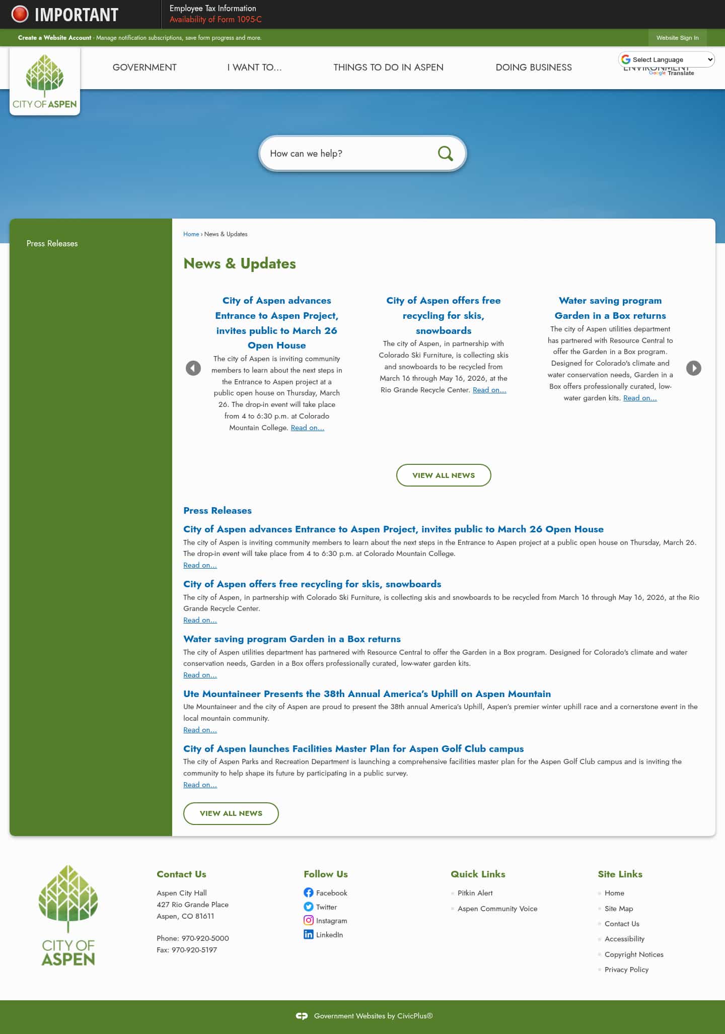 Latest website image capture