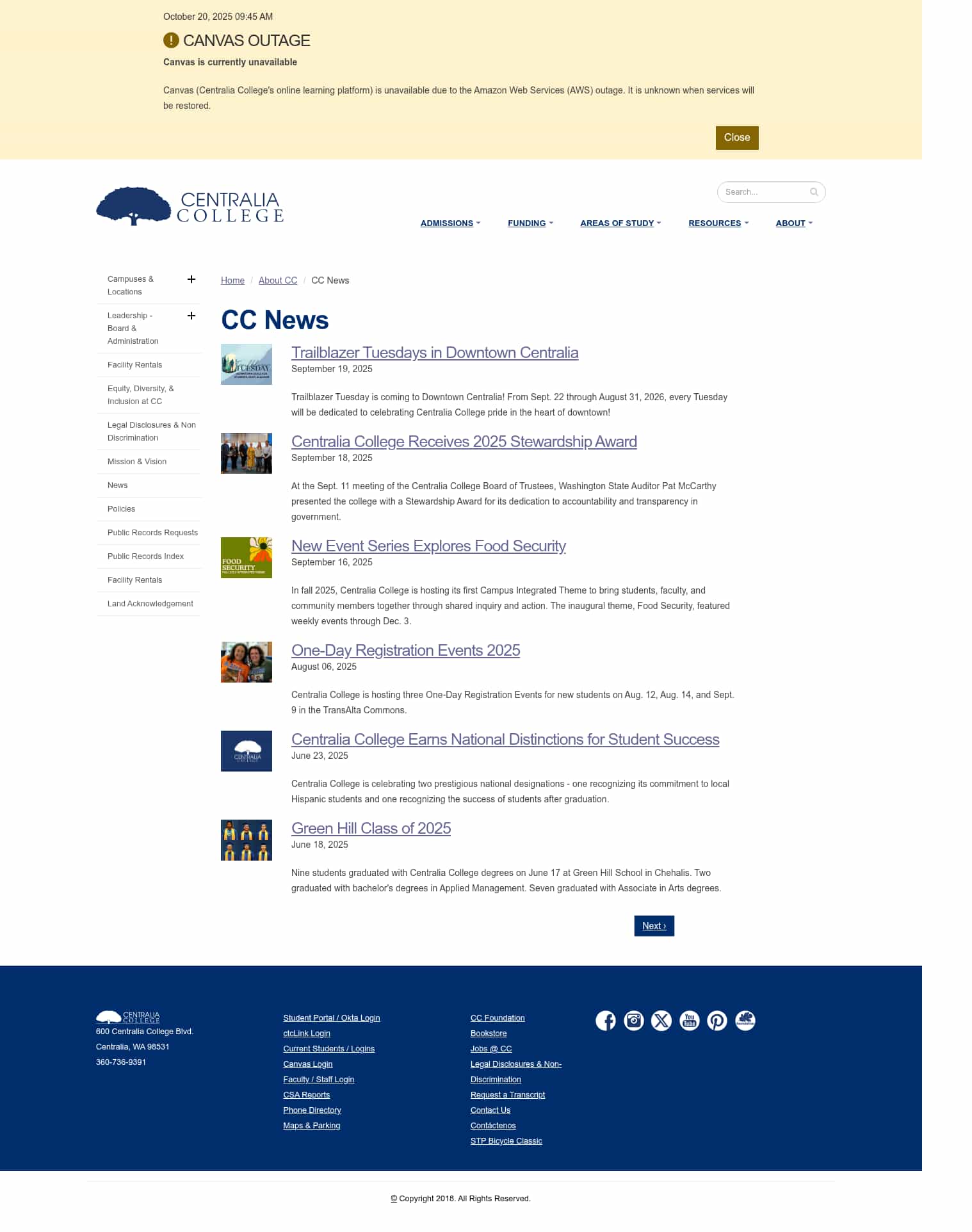 Latest website image capture