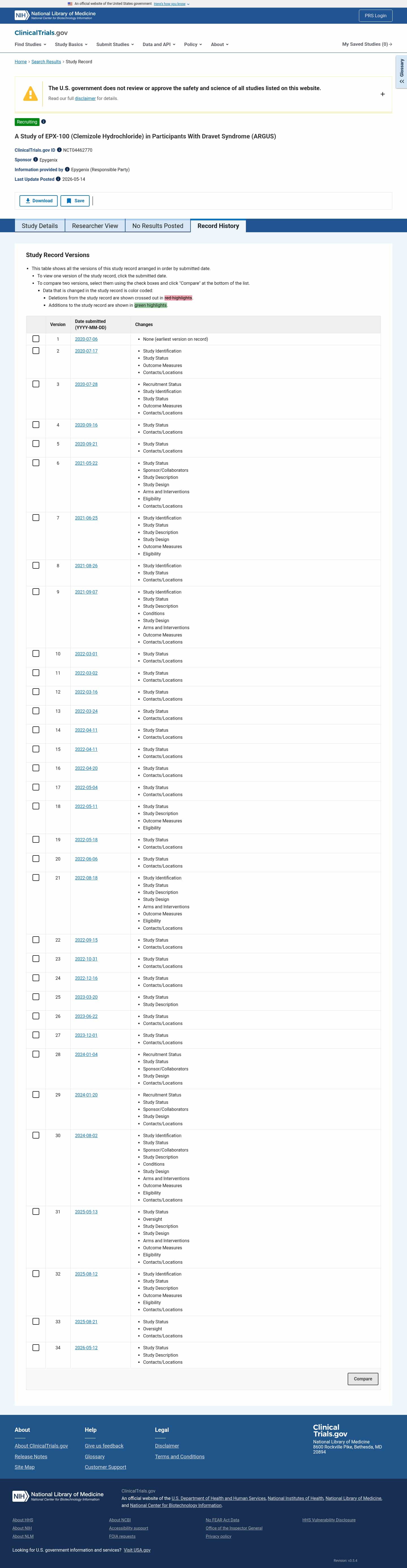 Latest website image capture