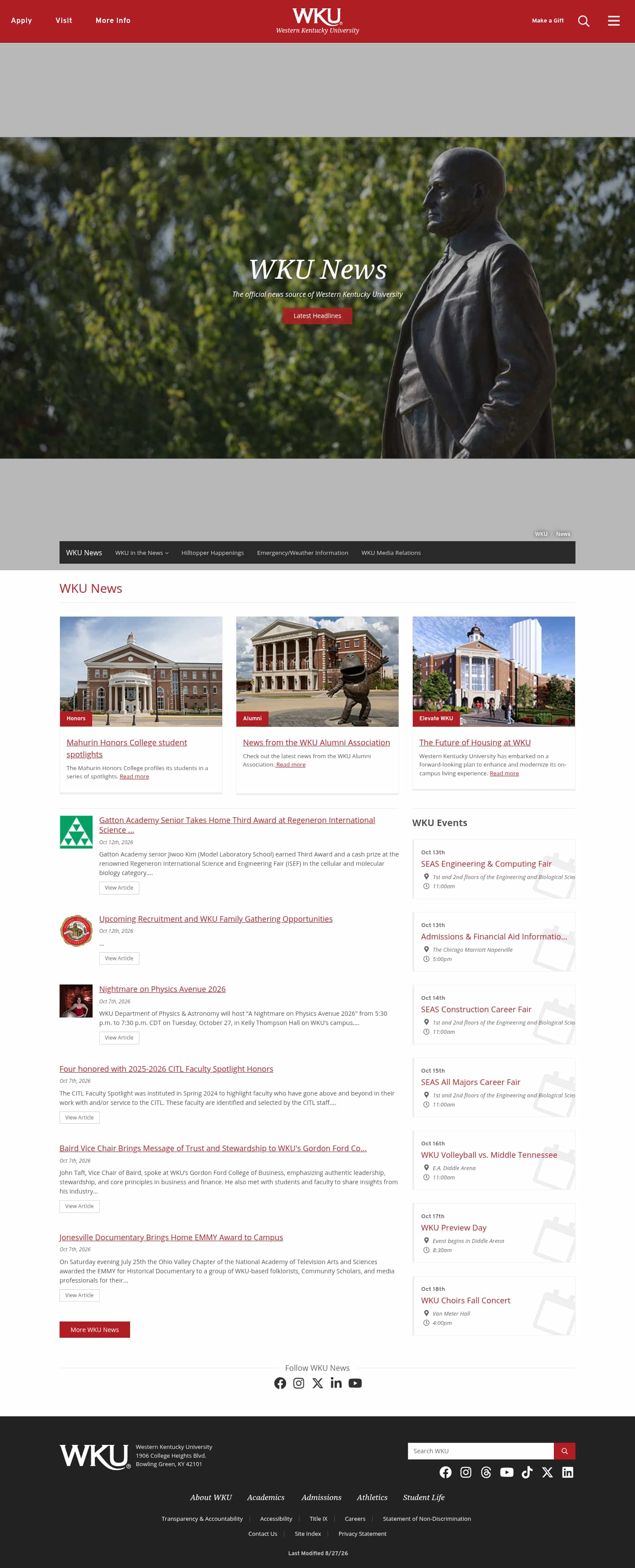 Latest website image capture