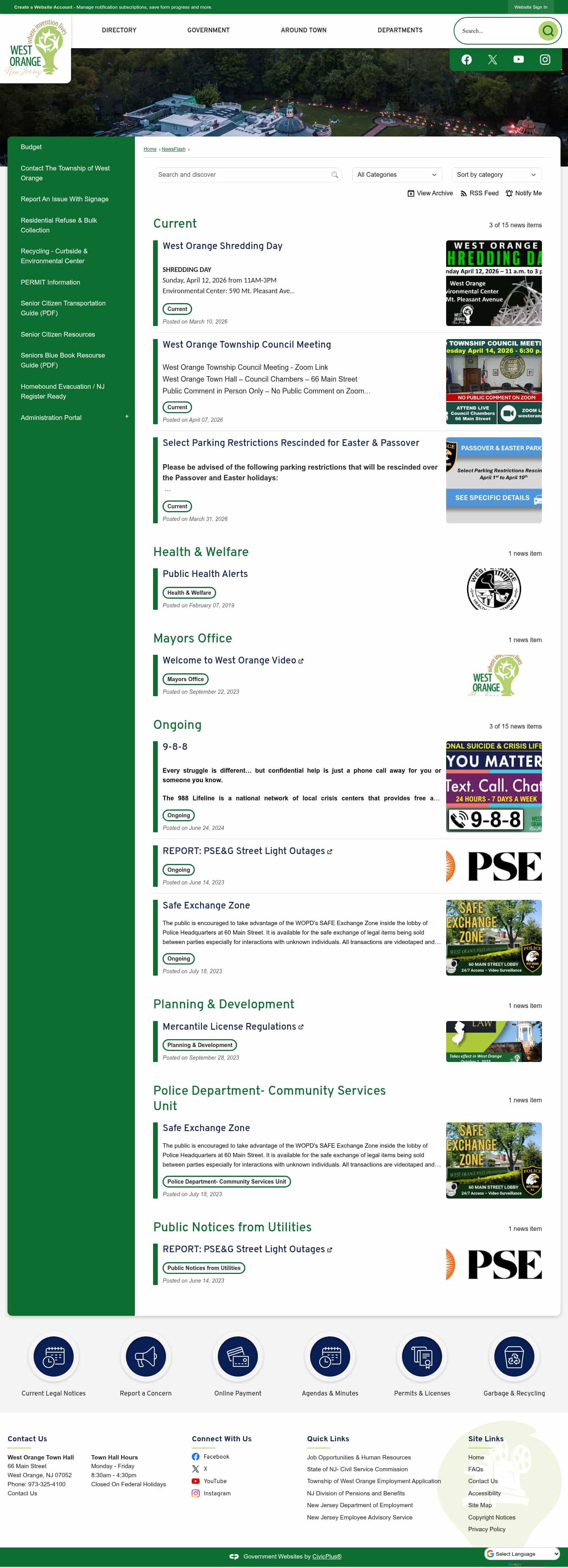 Latest website image capture