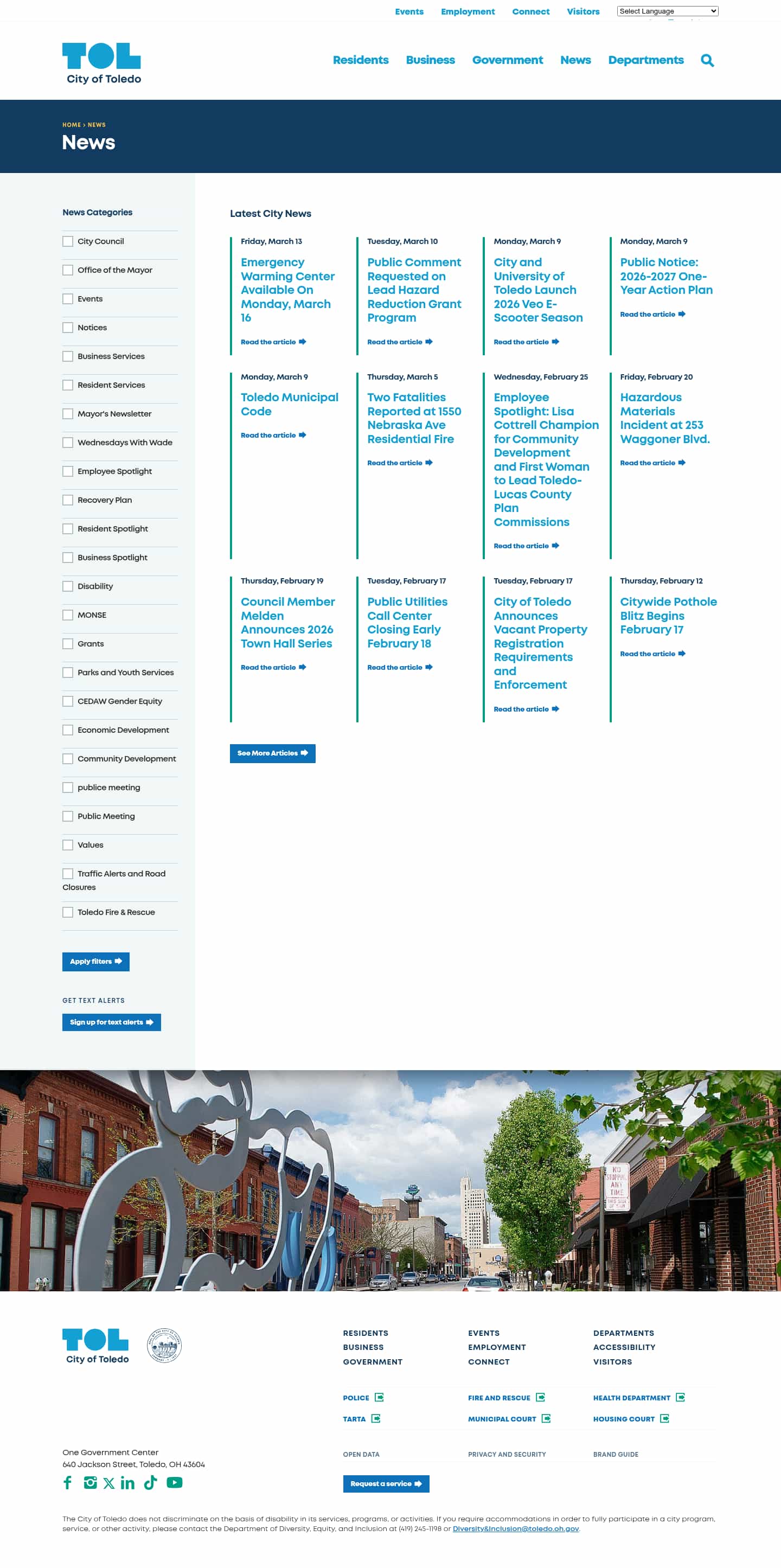 Latest website image capture