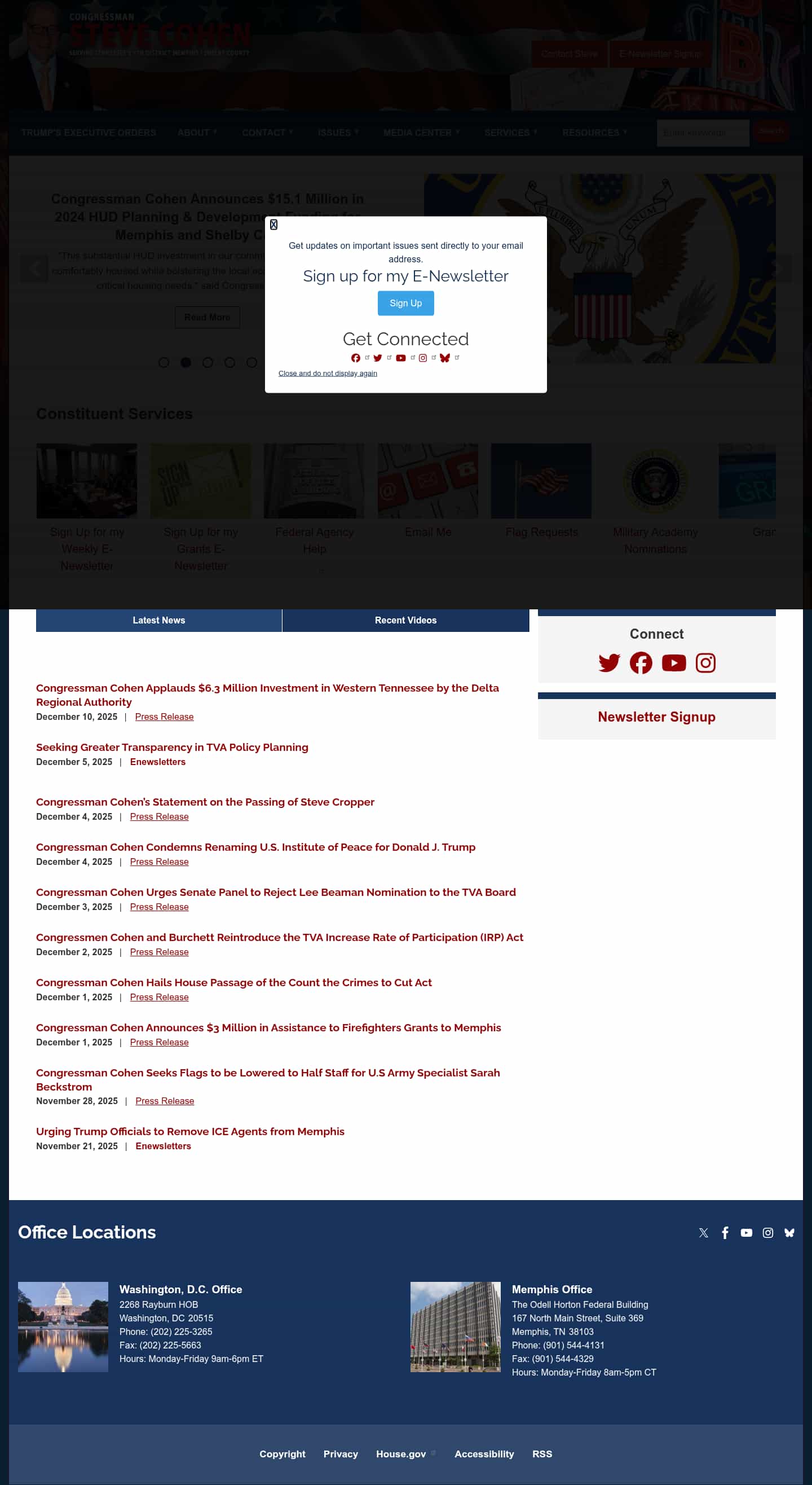 Latest website image capture