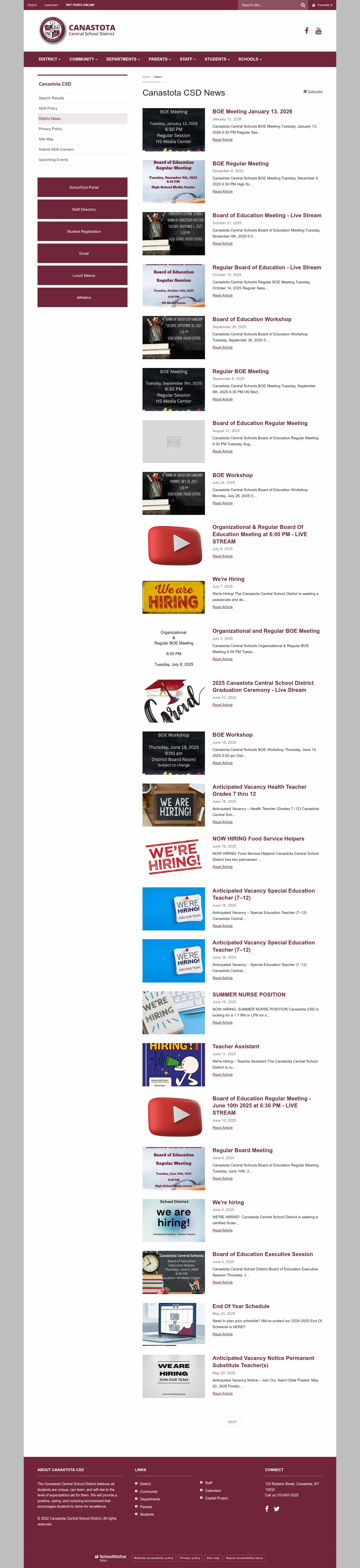 Latest website image capture