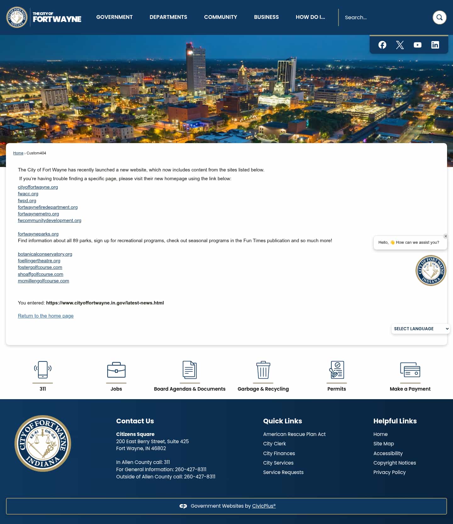 Latest website image capture