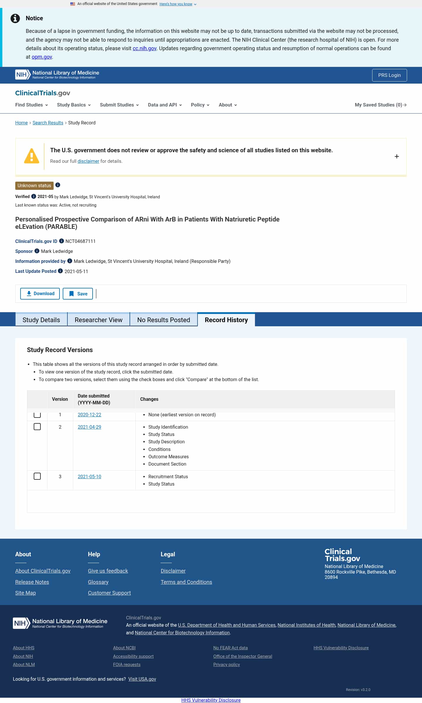 Latest website image capture