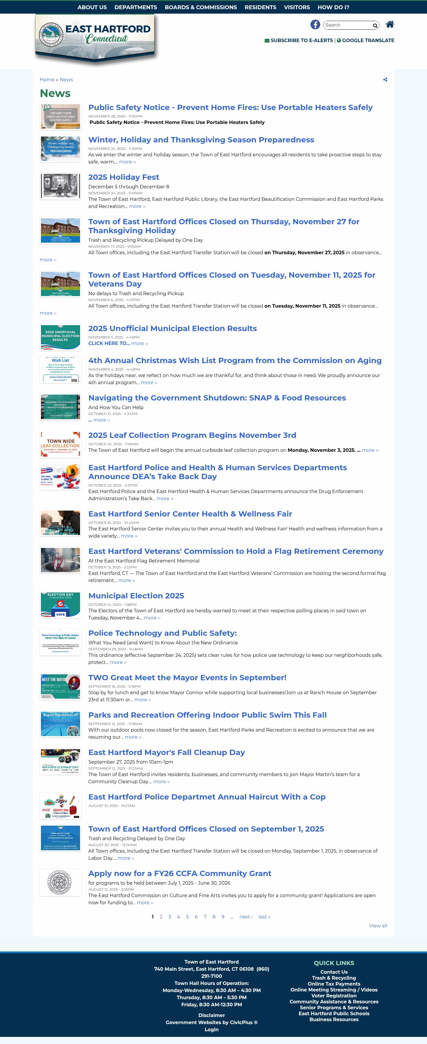 Latest website image capture