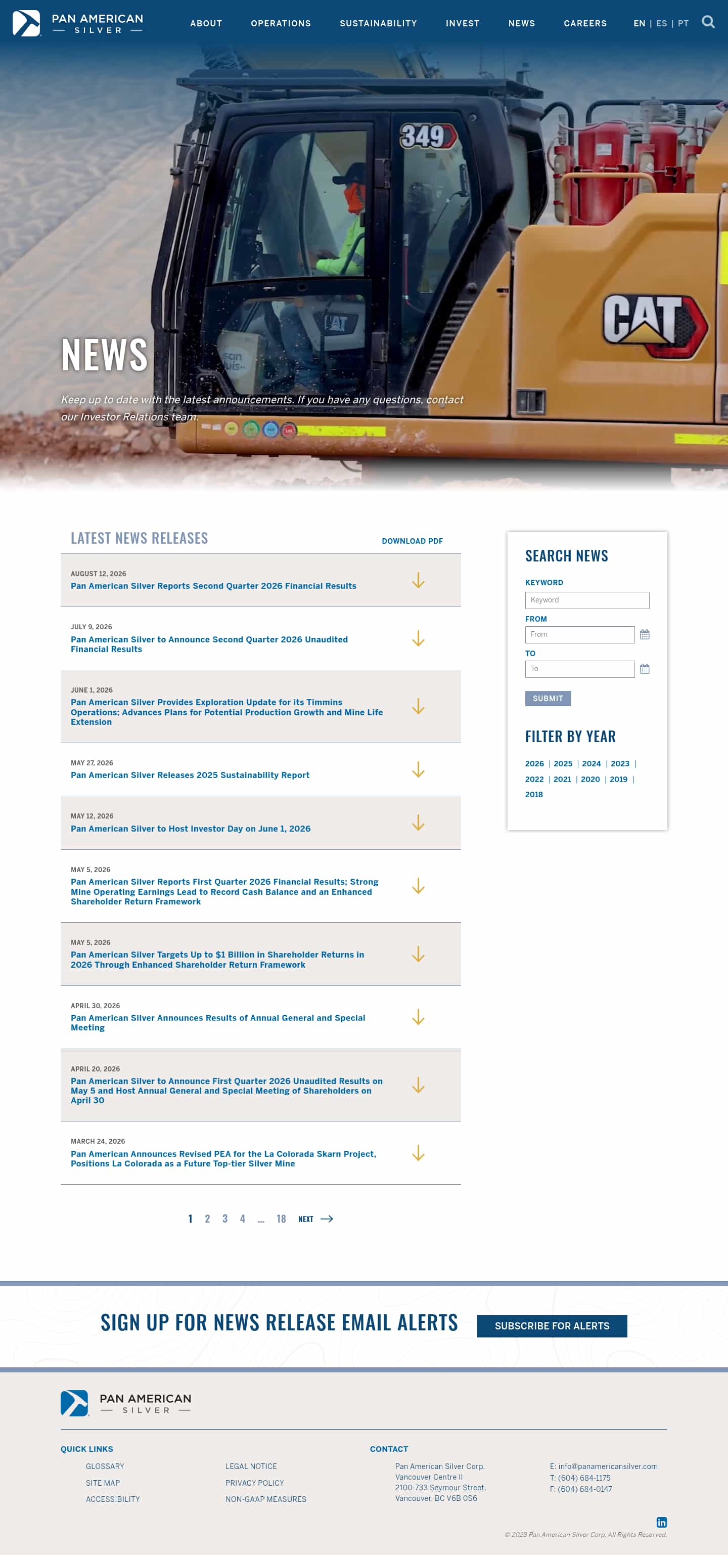 Latest website image capture