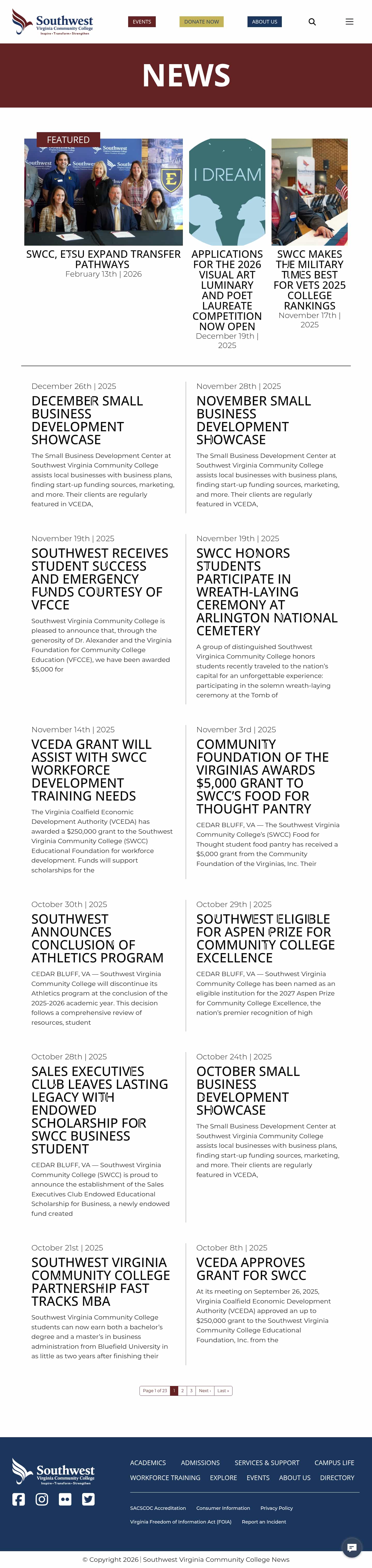 Latest website image capture