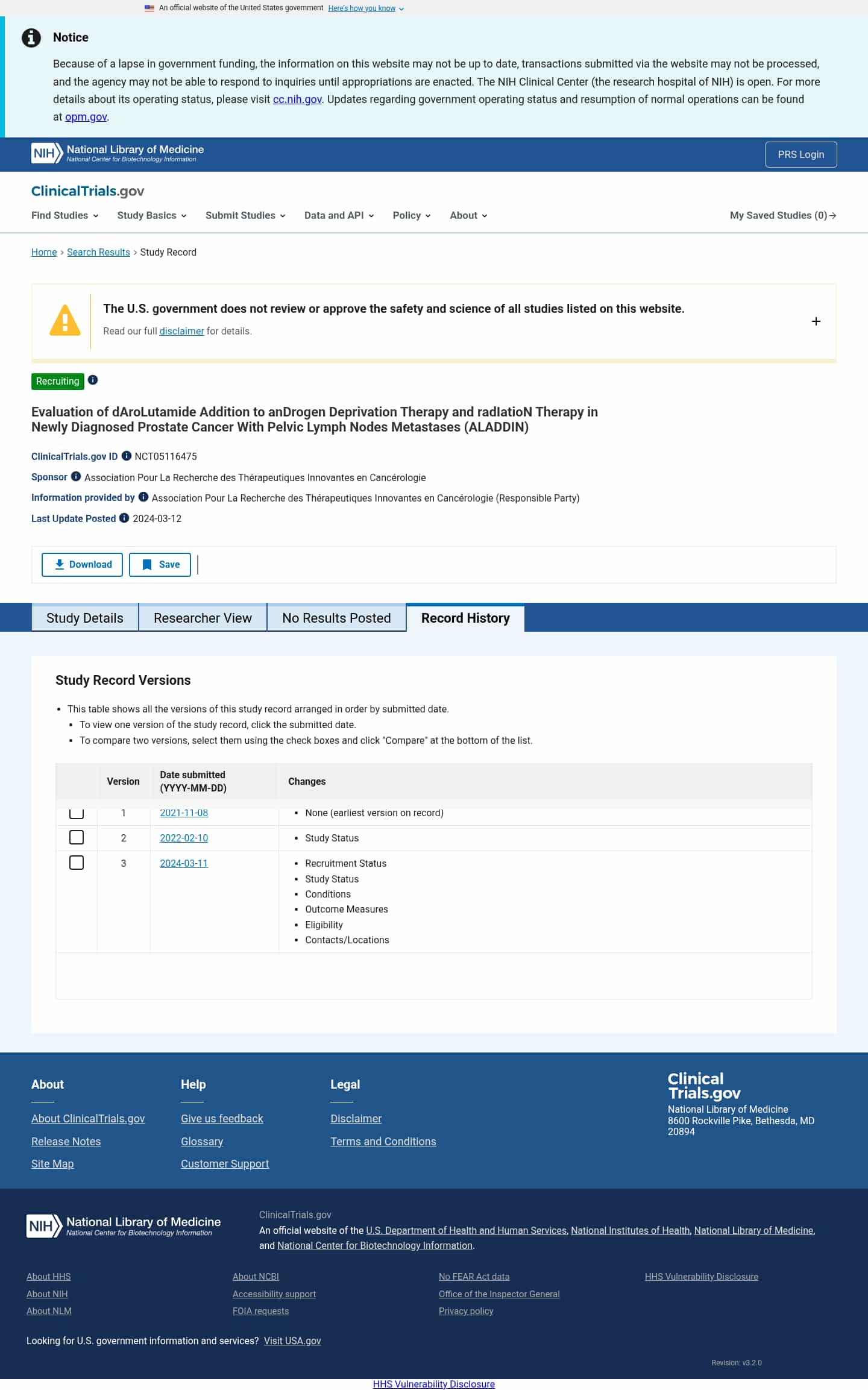 Latest website image capture