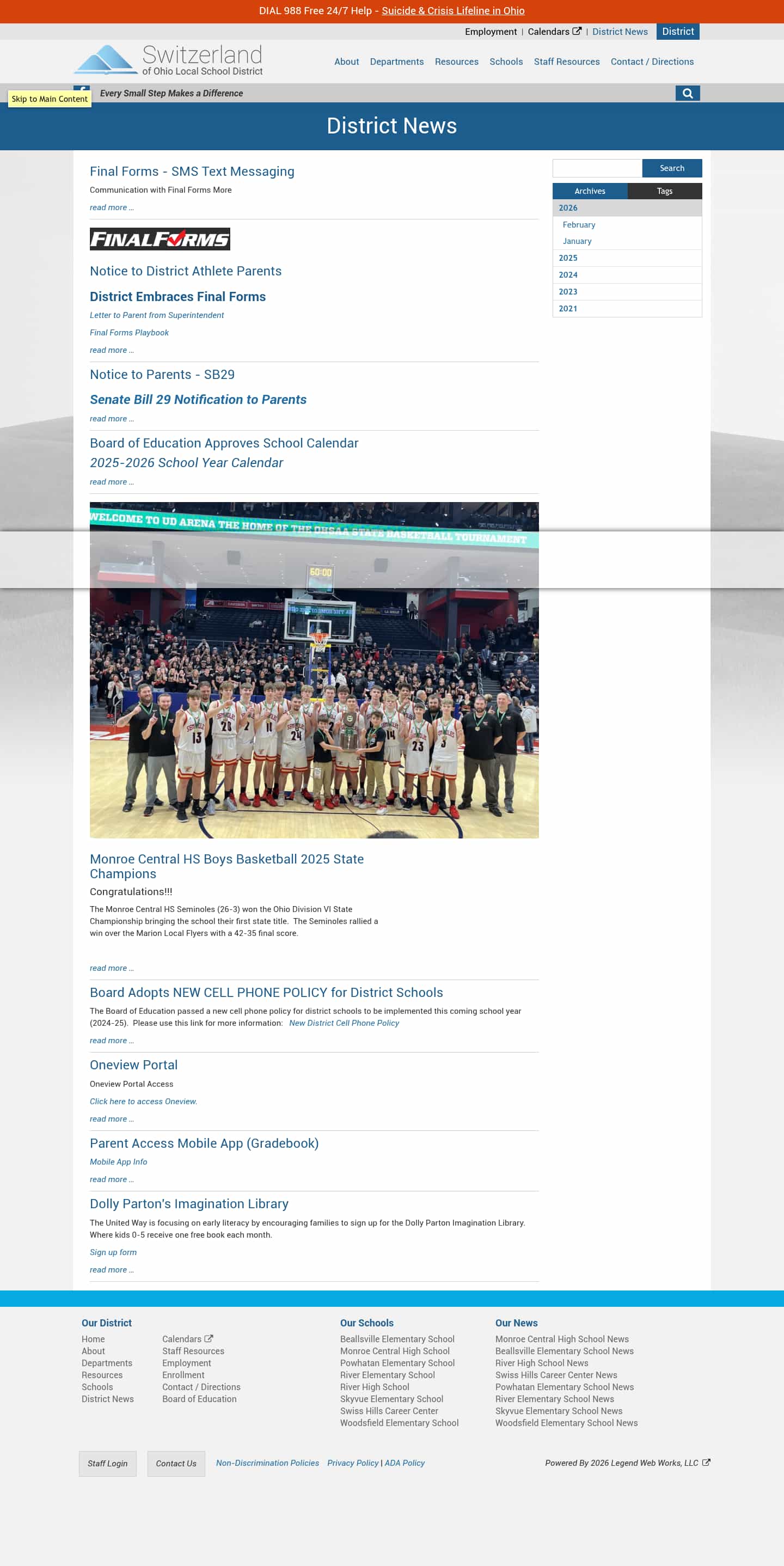 Latest website image capture