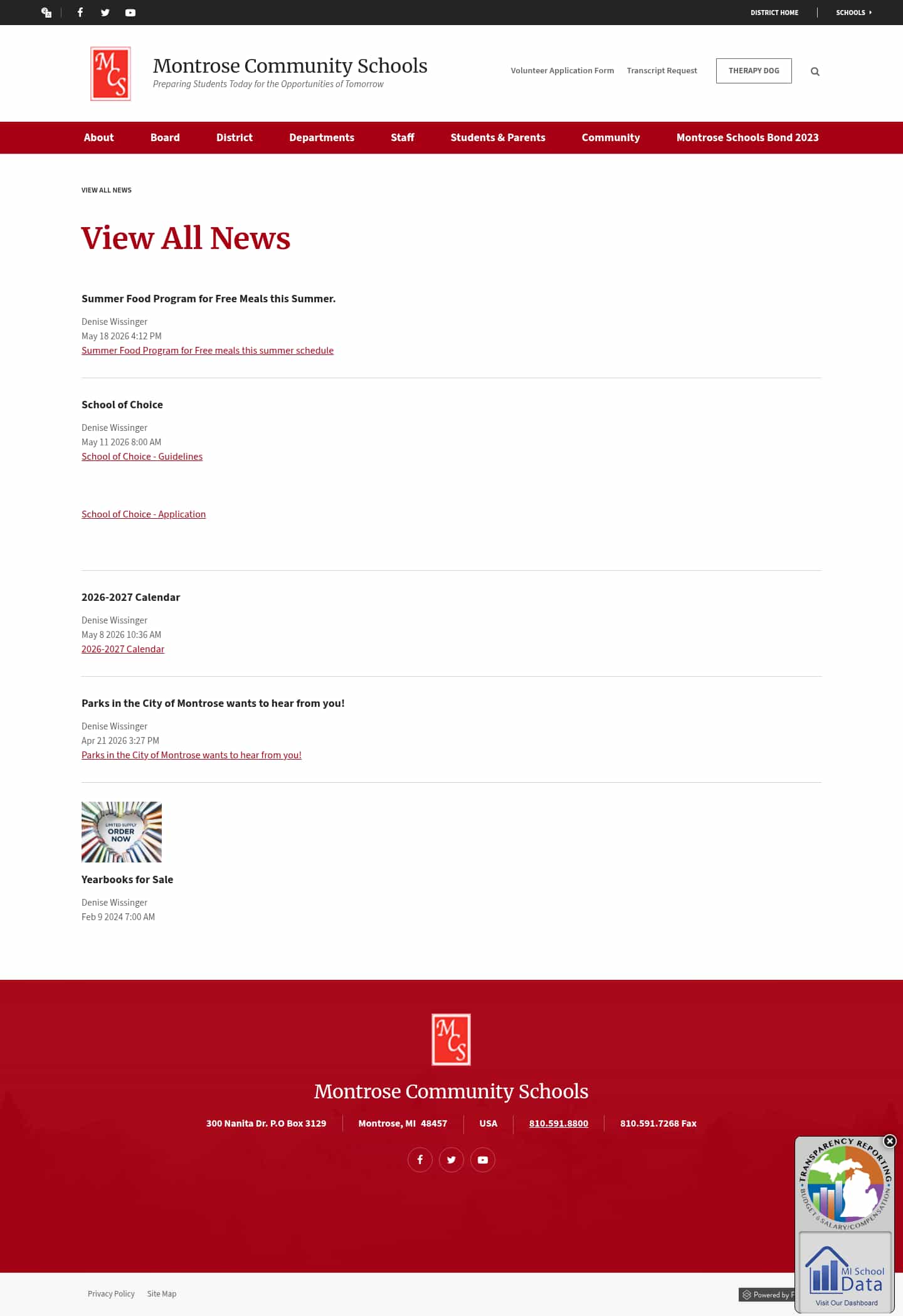 Latest website image capture