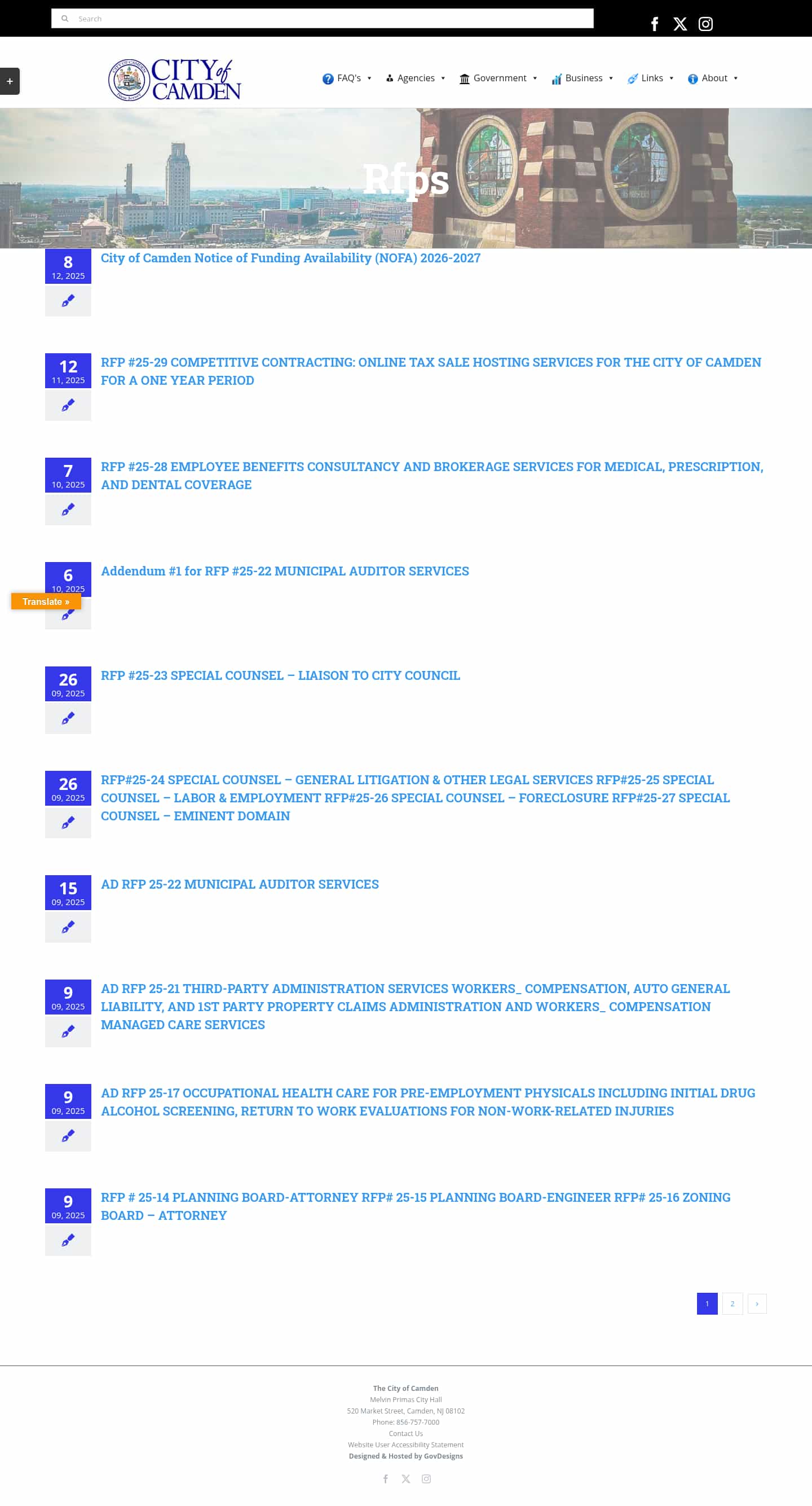 Latest website image capture