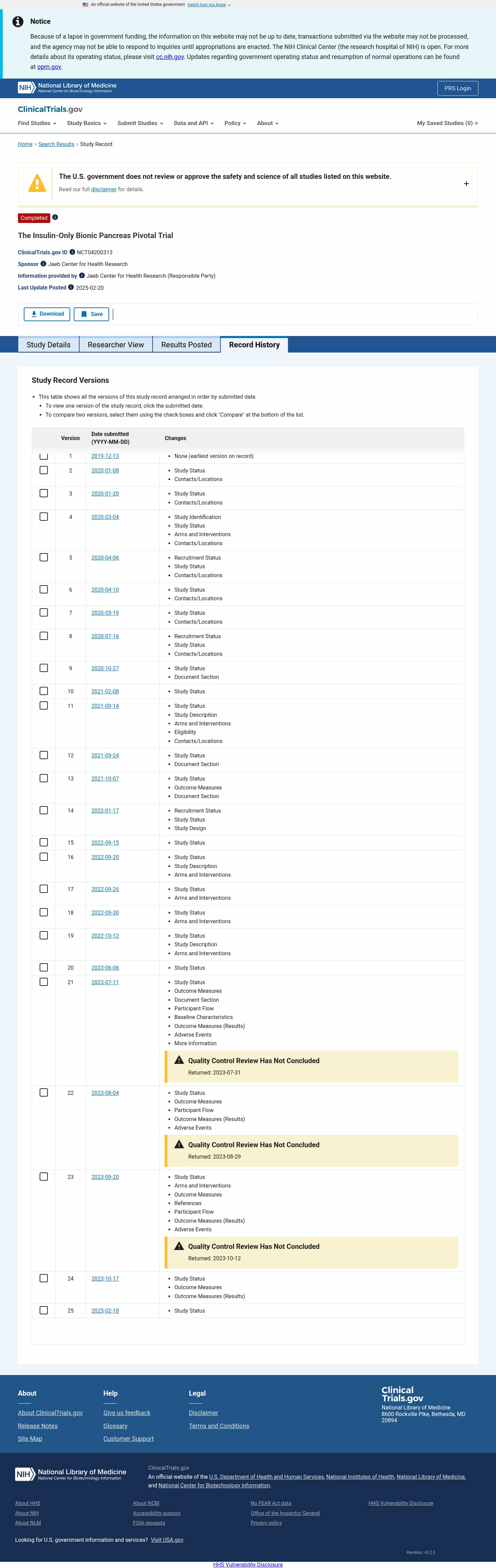 Latest website image capture