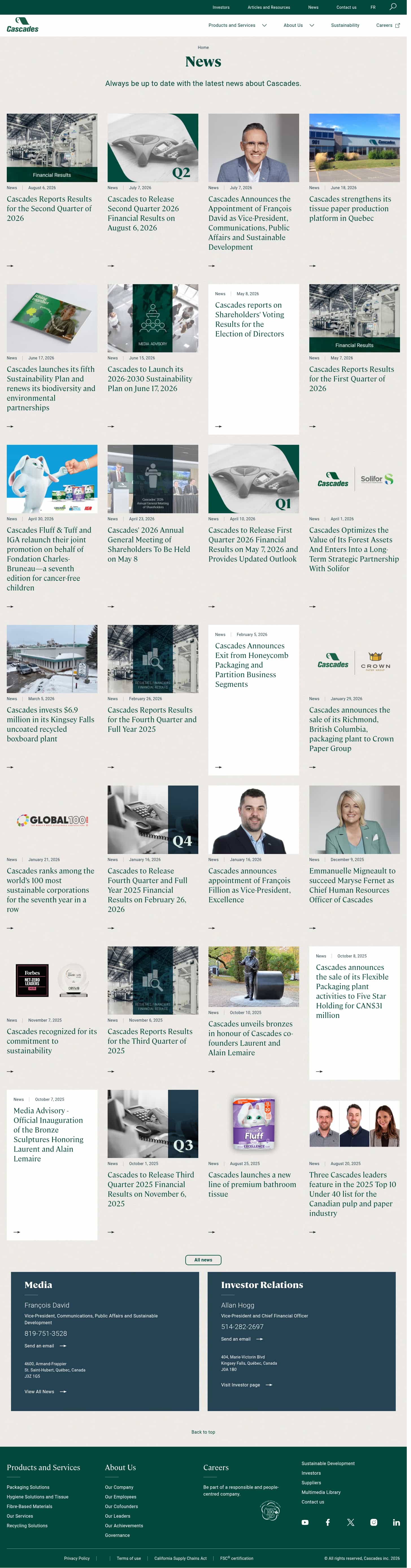 Latest website image capture