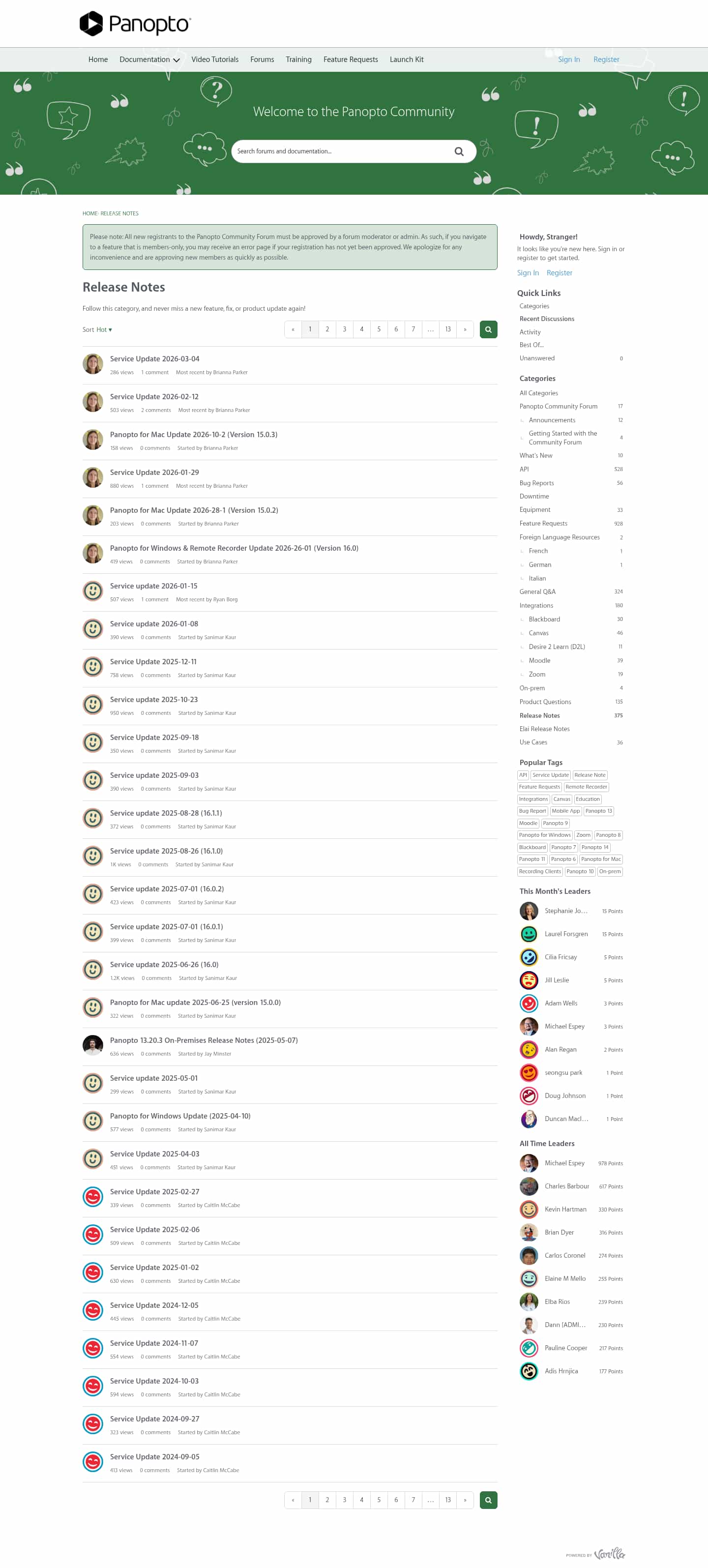 Latest website image capture