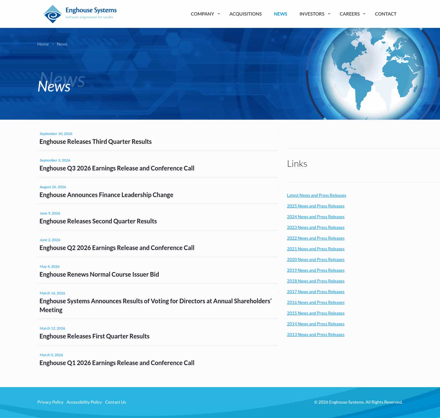 Latest website image capture