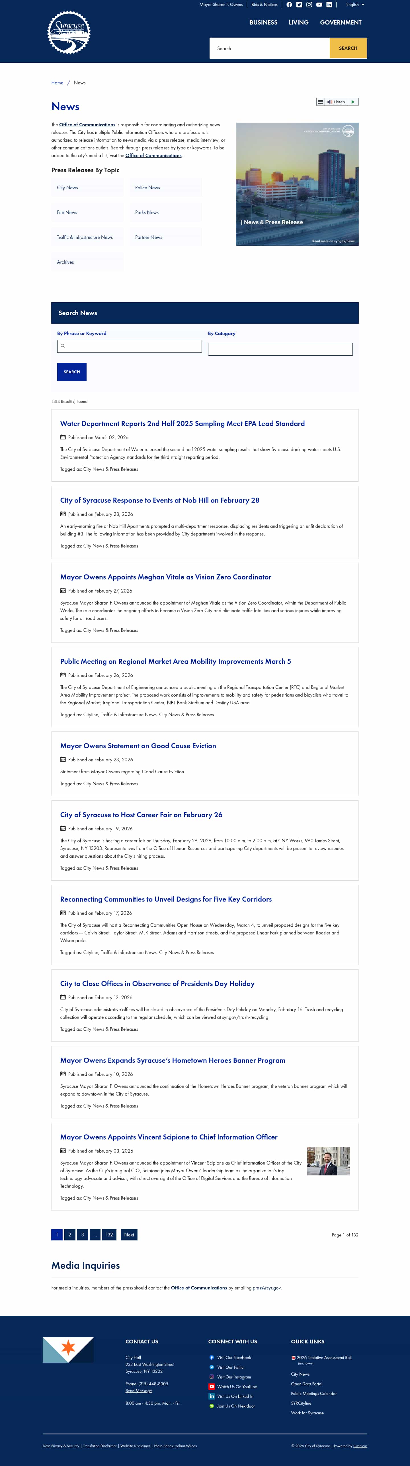 Latest website image capture