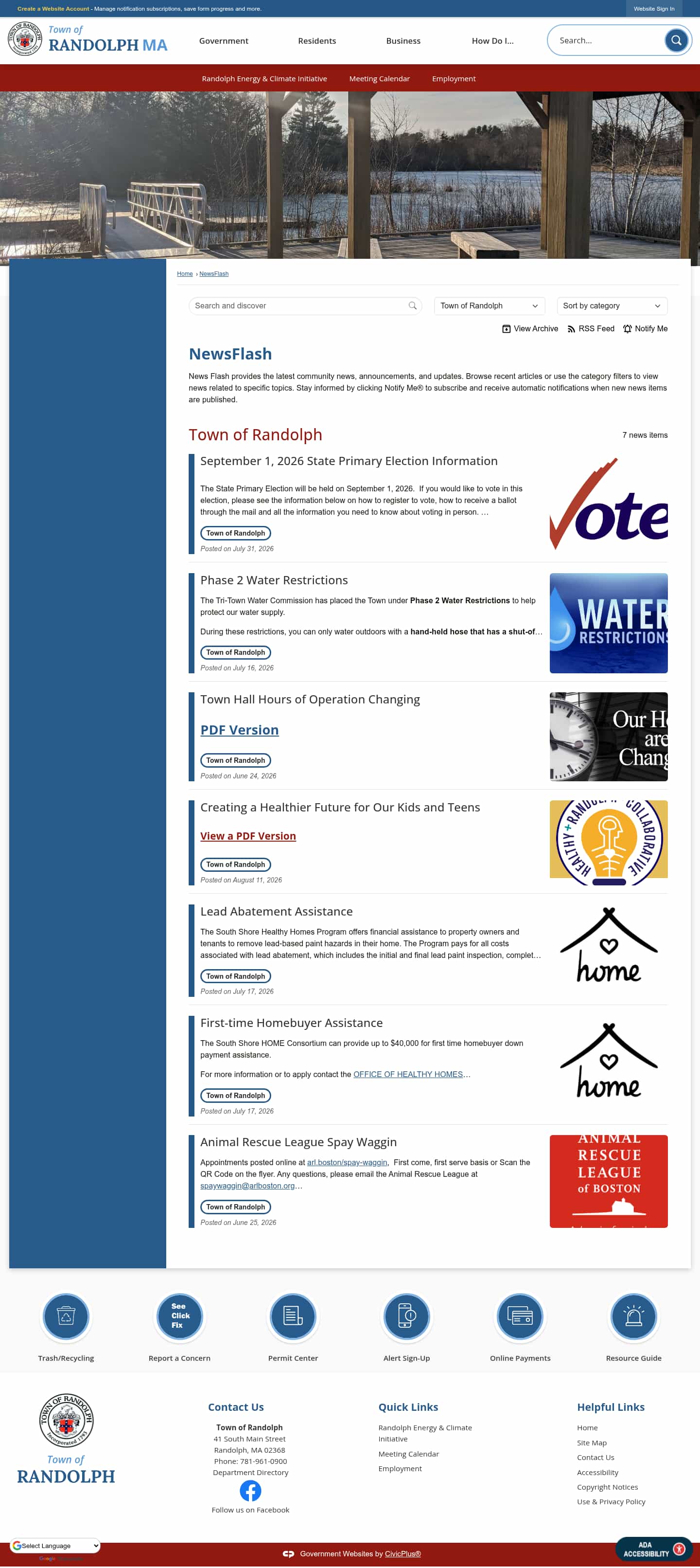 Latest website image capture