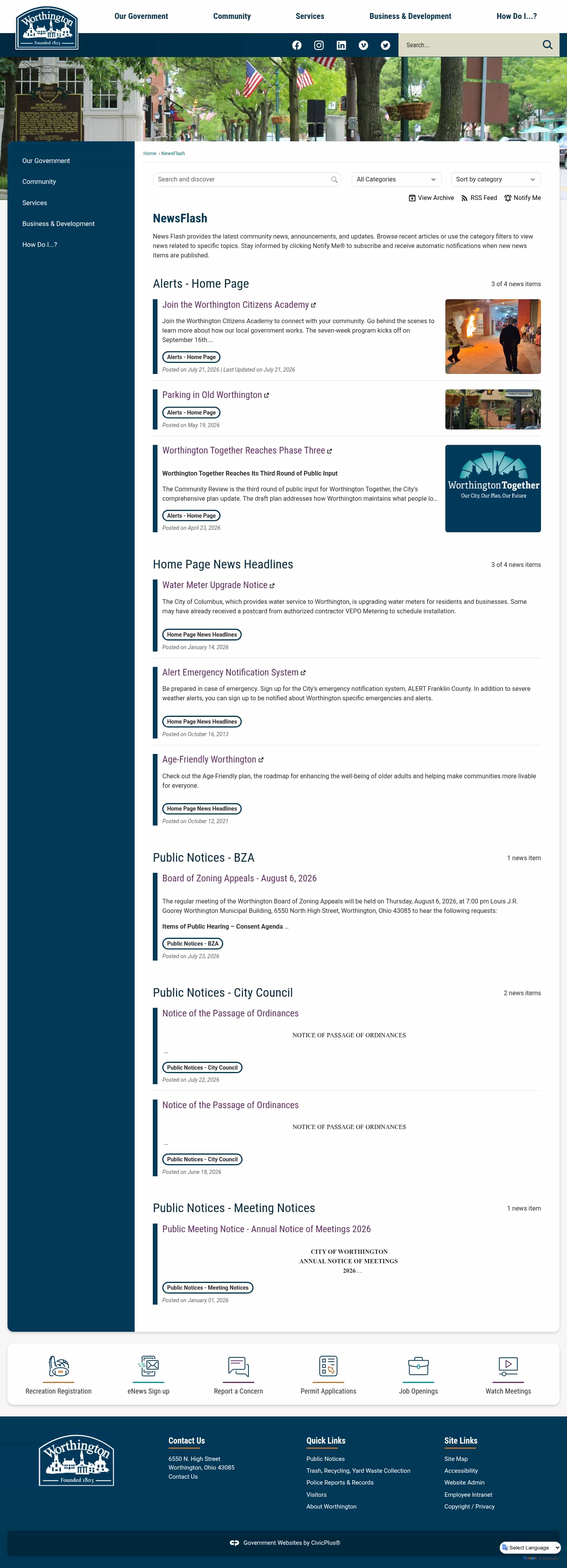 Latest website image capture