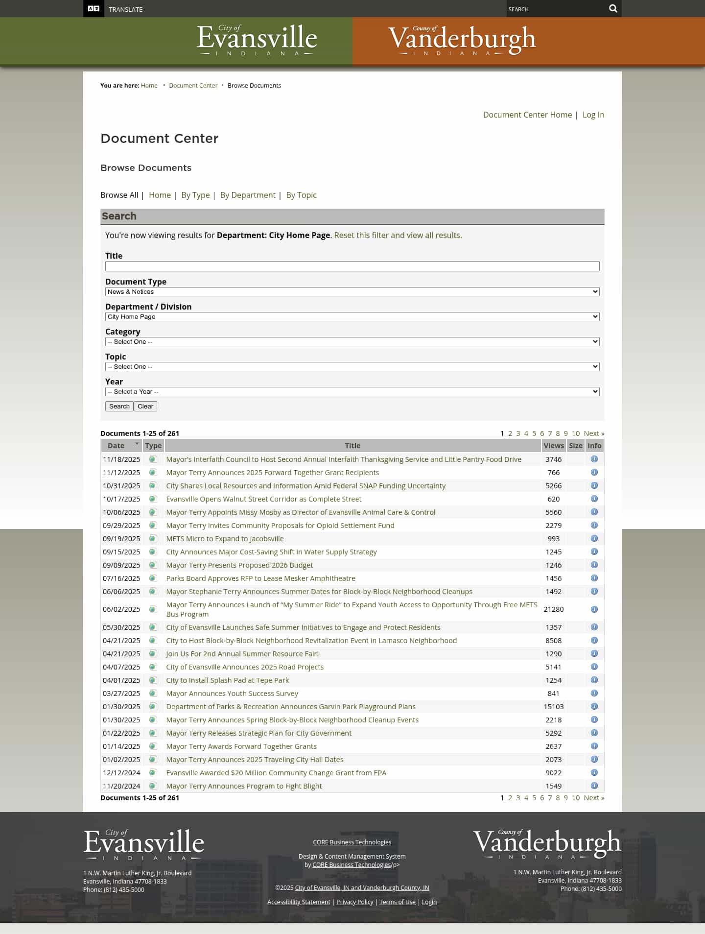 Latest website image capture