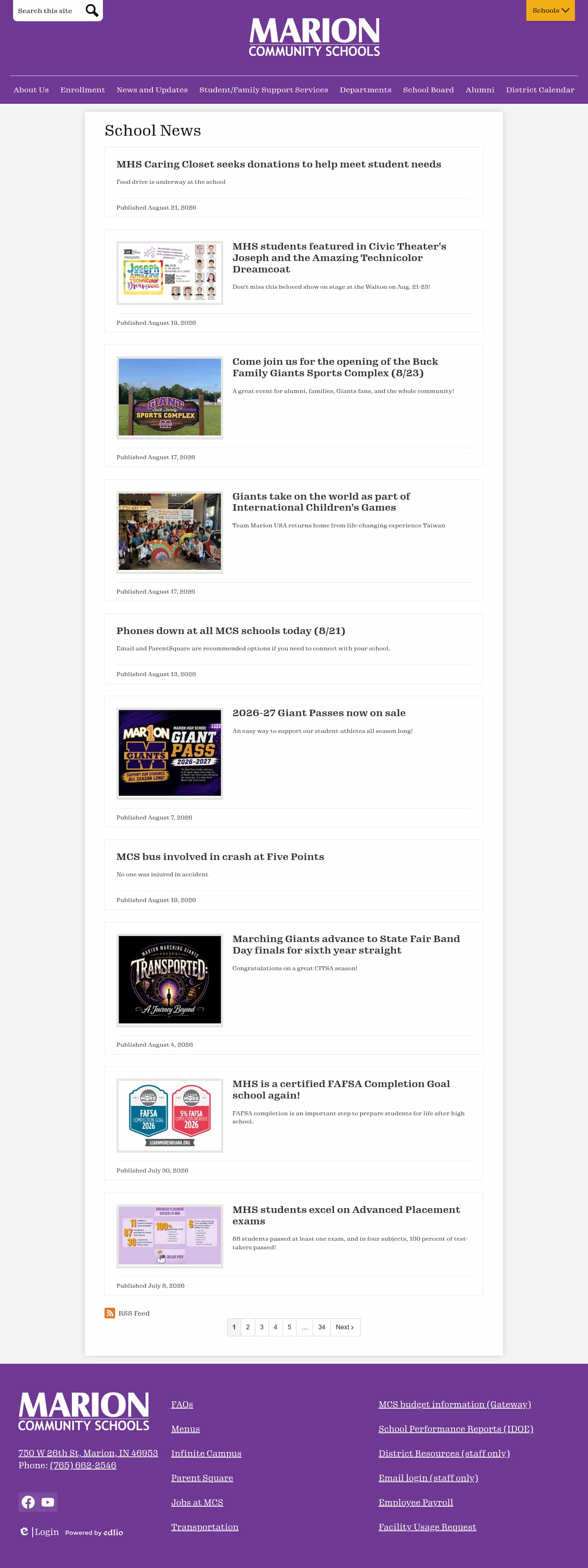 Latest website image capture