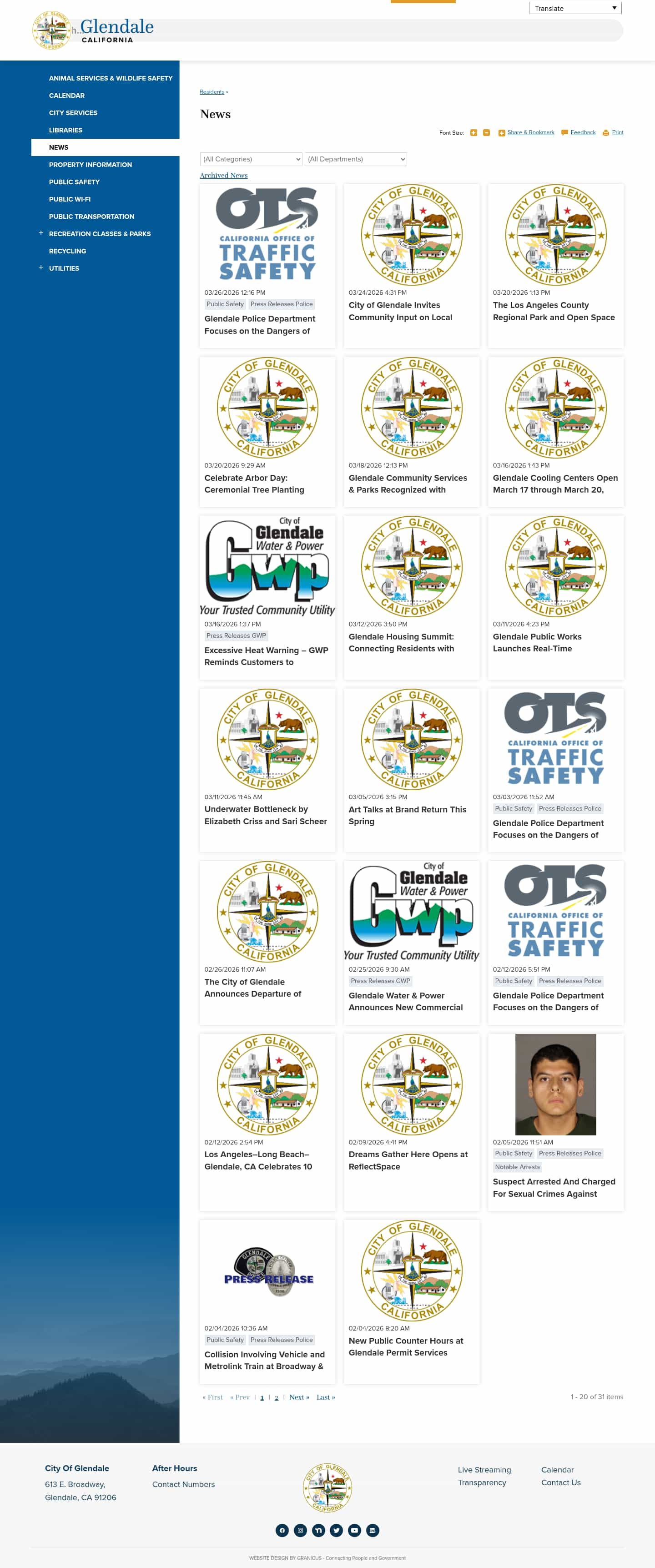 Latest website image capture