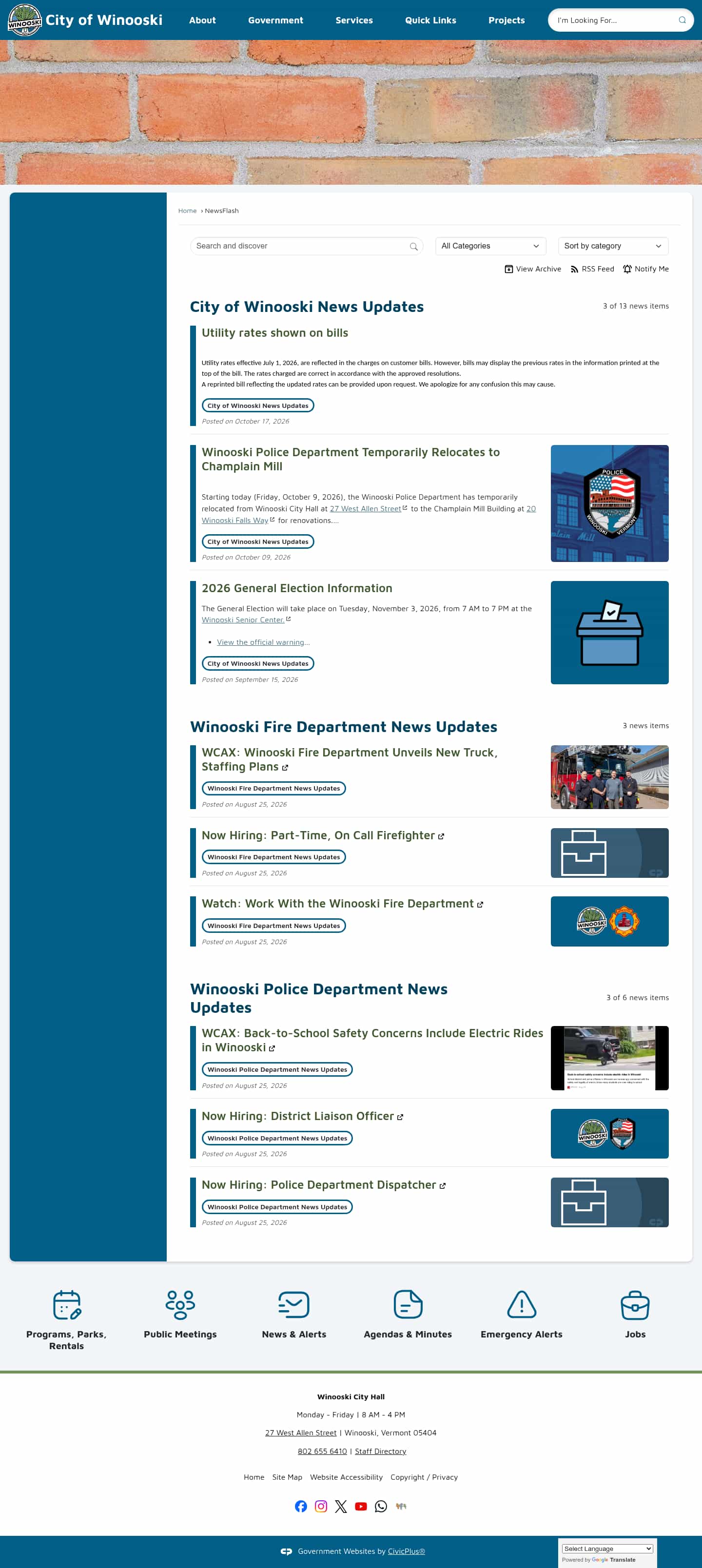 Latest website image capture