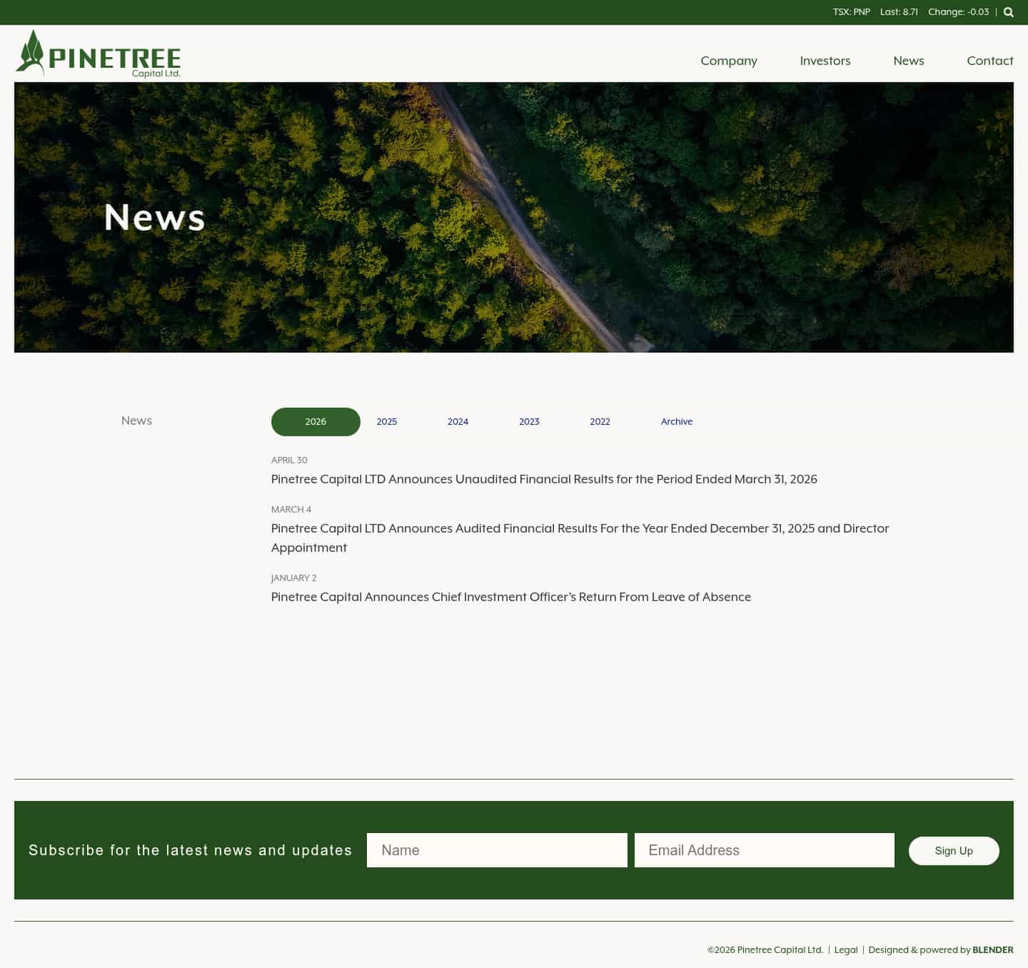 Latest website image capture
