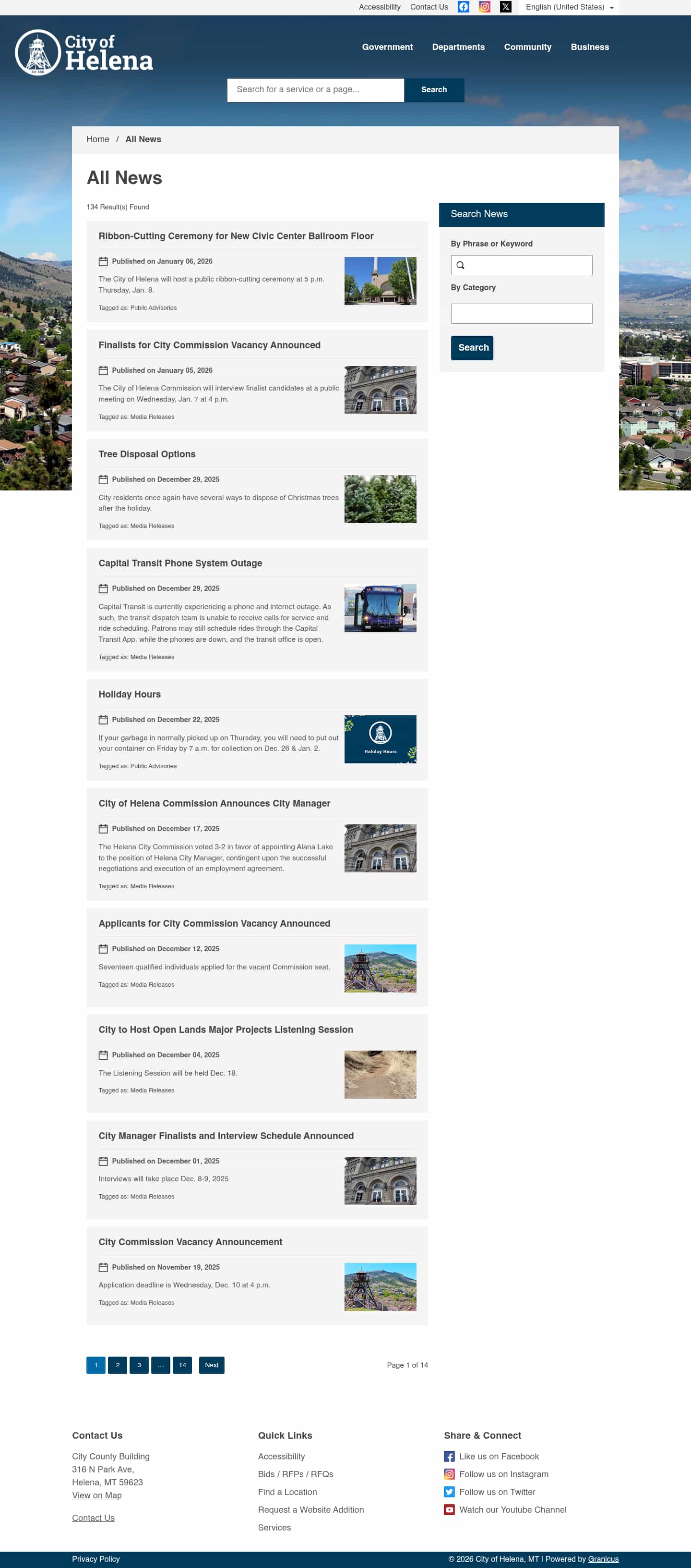 Latest website image capture