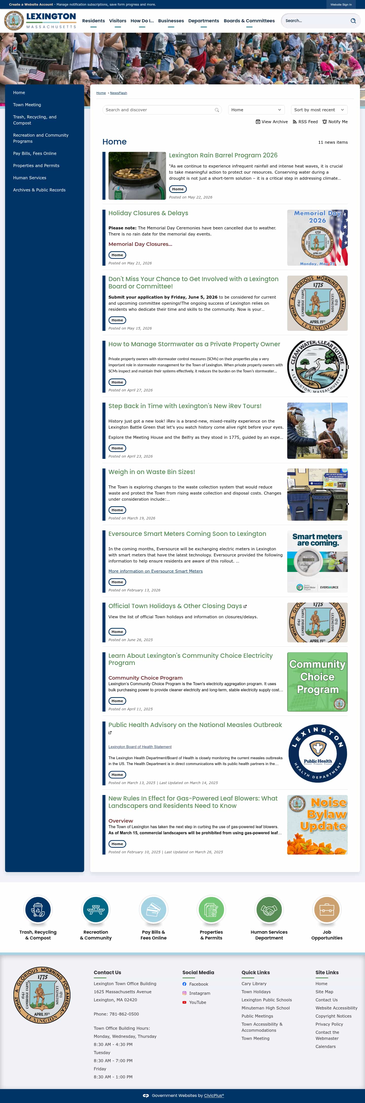 Latest website image capture