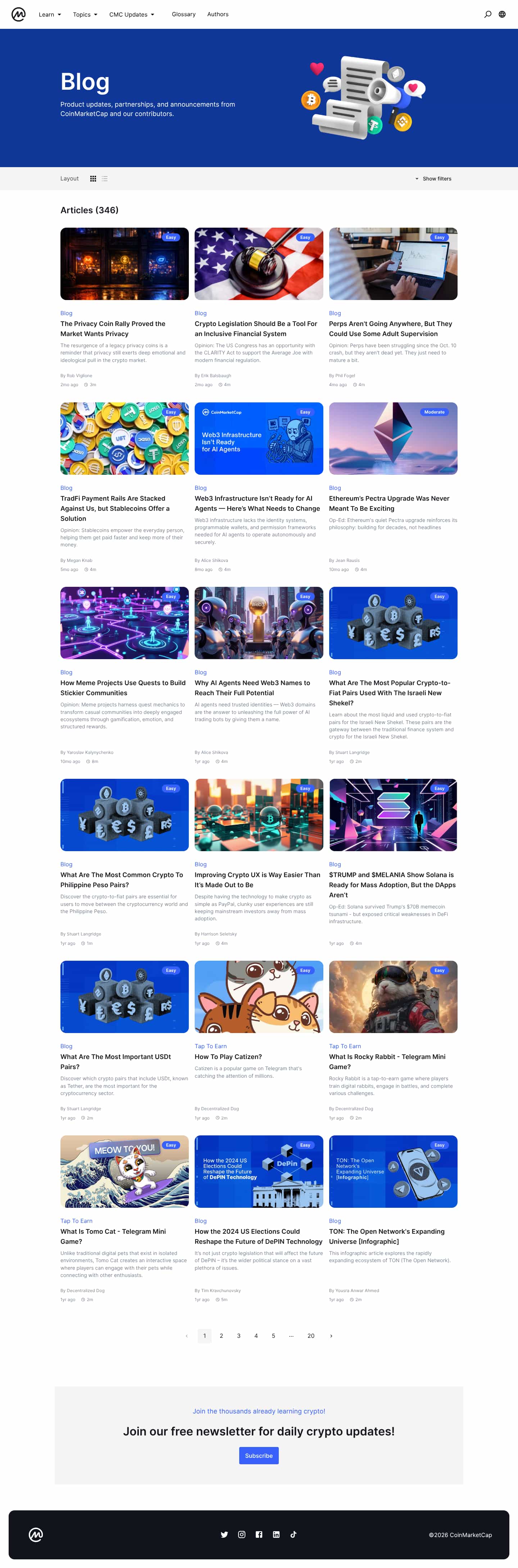 Latest website image capture