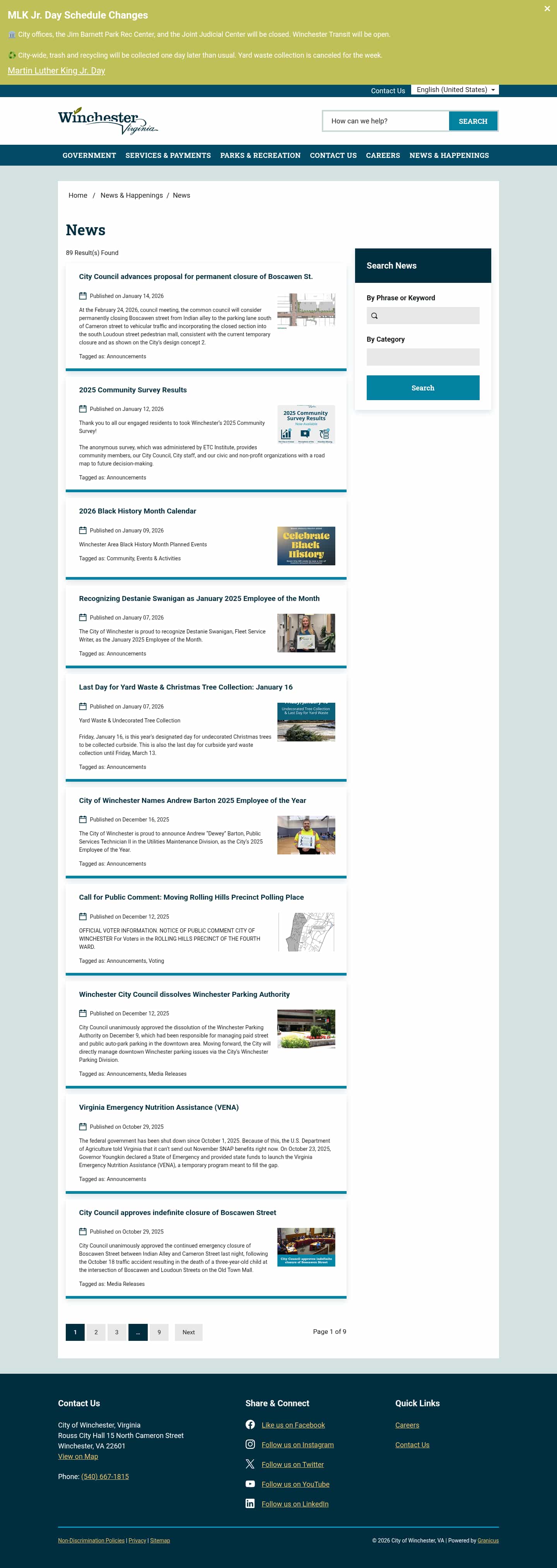 Latest website image capture